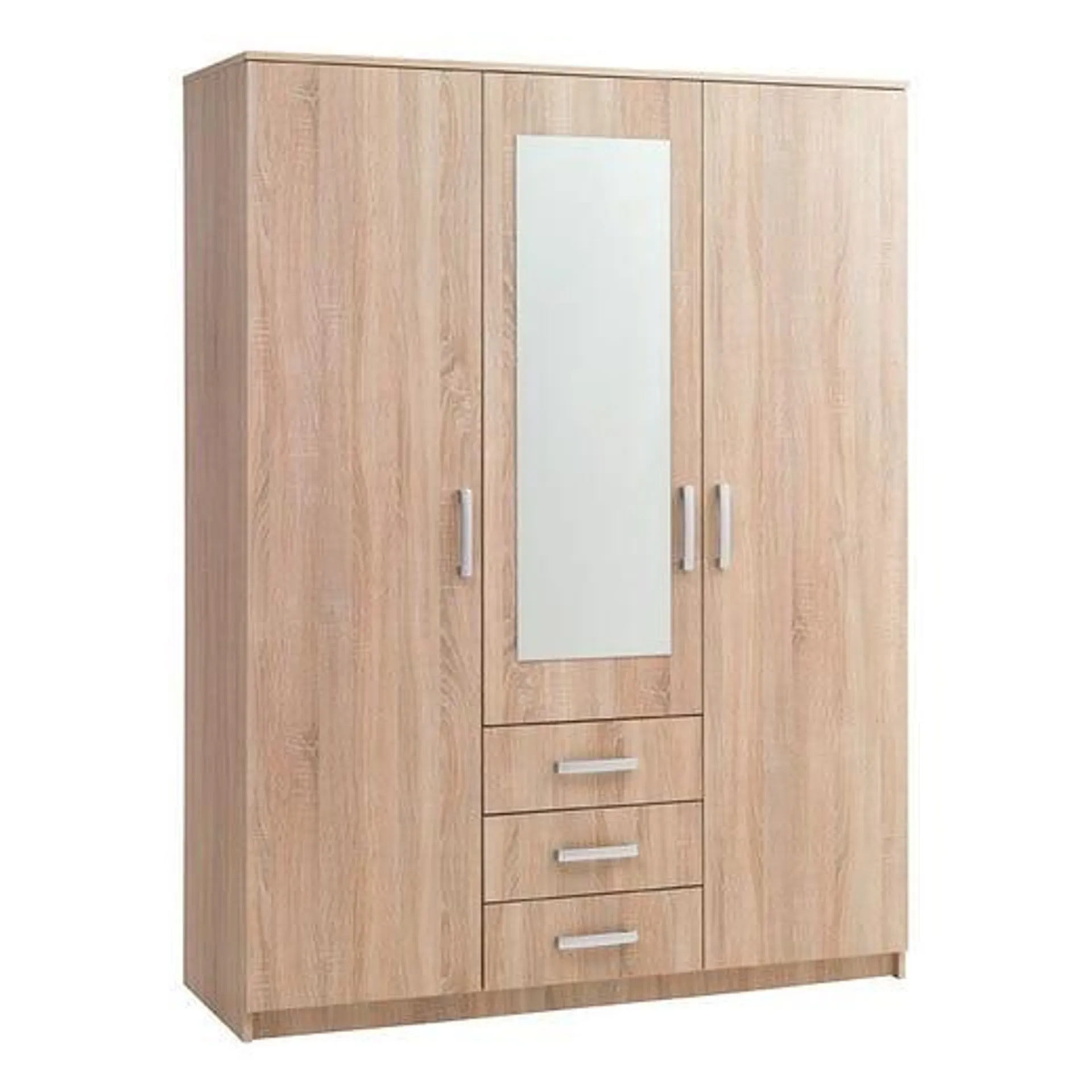 3 Door + 3 Drawer Wardrobe