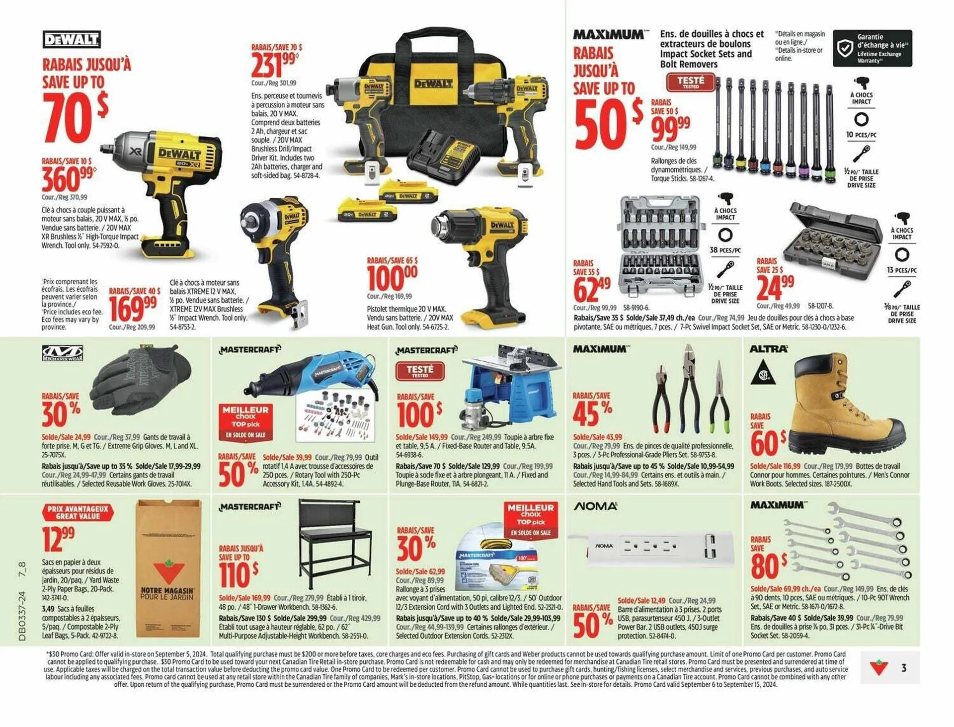 Canadian Tire flyer from September 5 to September 13 2024 - flyer page 3