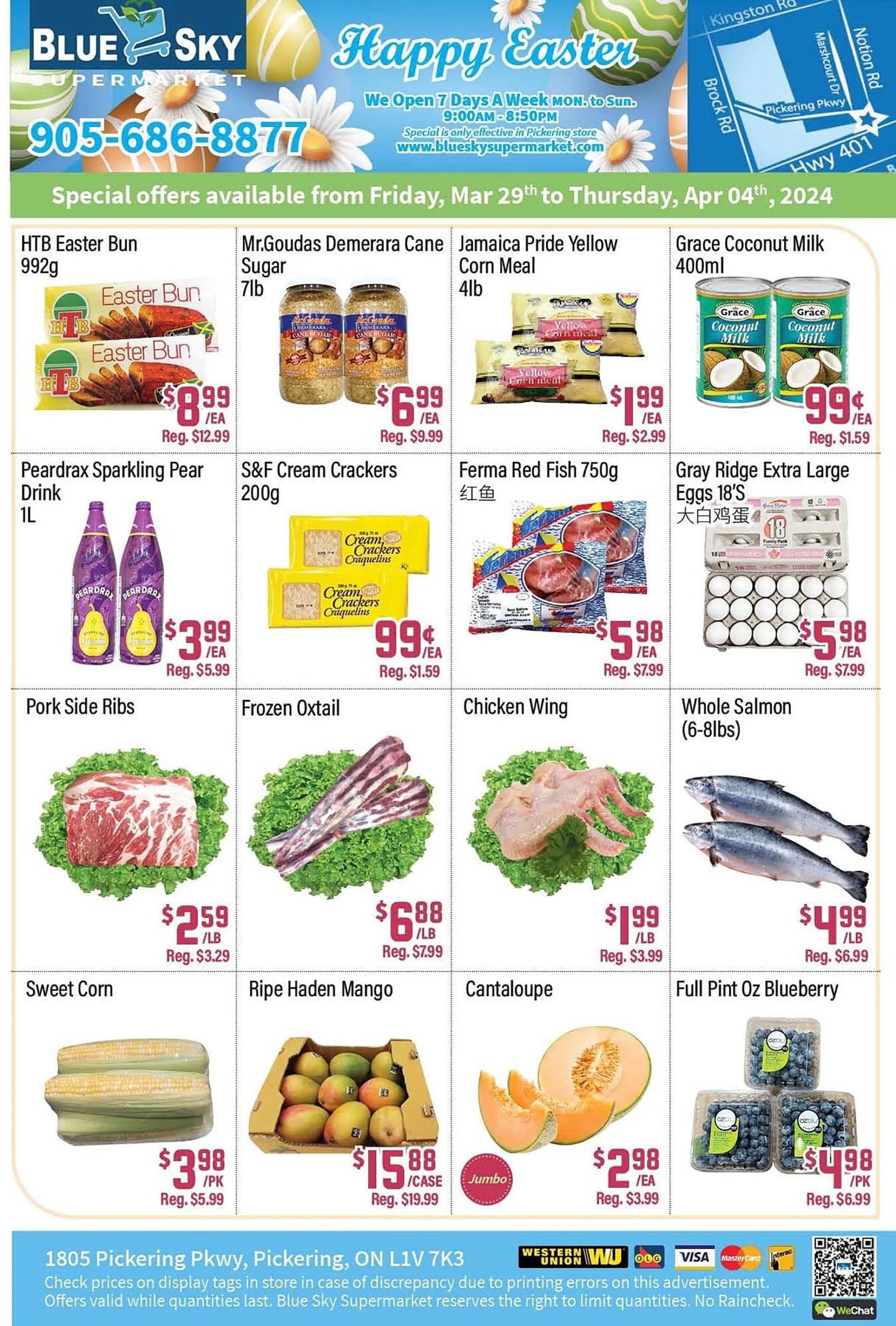 Blue Sky Supermarket flyer from March 29 to April 4 2024 - flyer page 