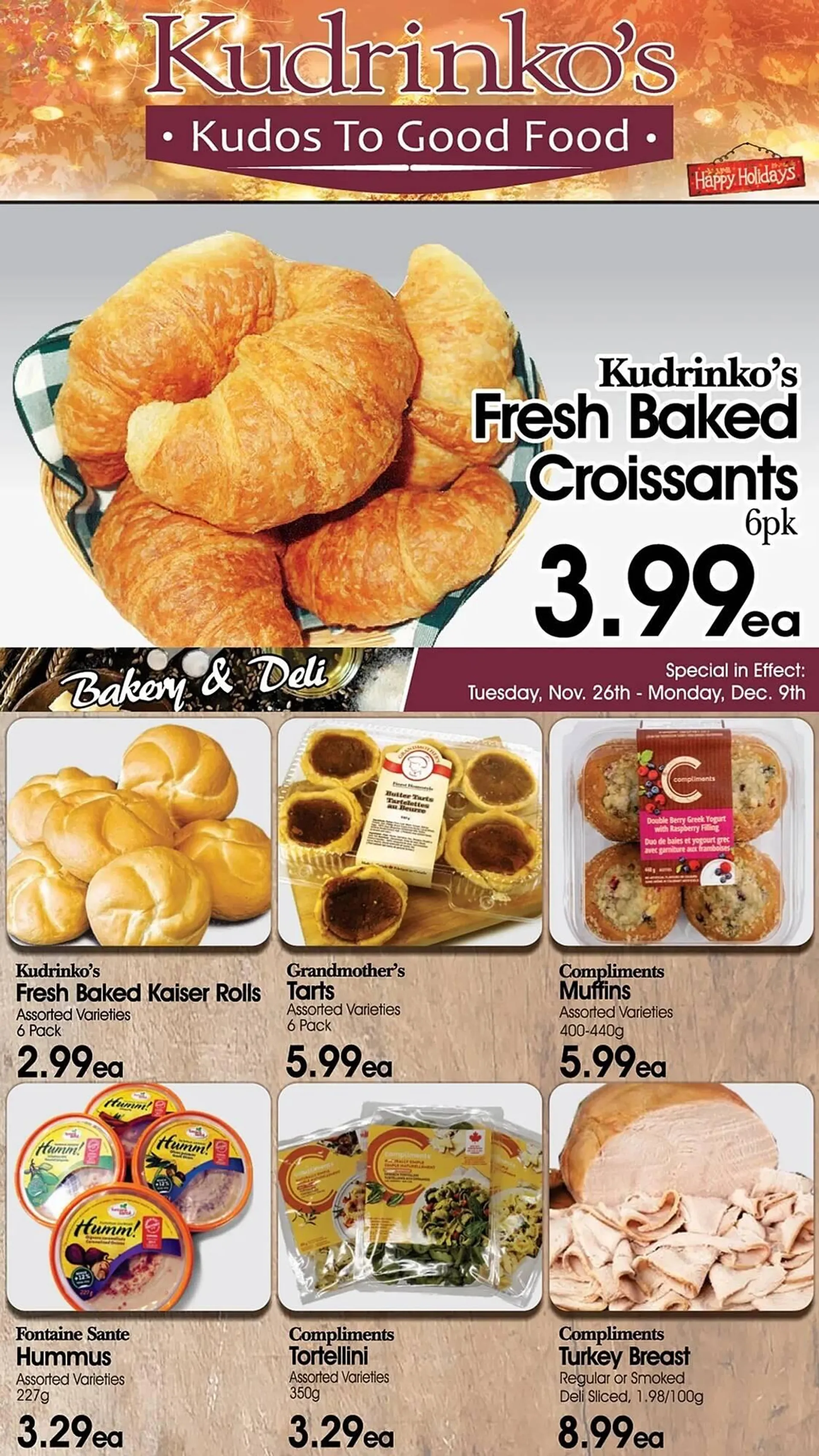 Kudrinko's flyer from November 28 to December 22 2024 - flyer page 3