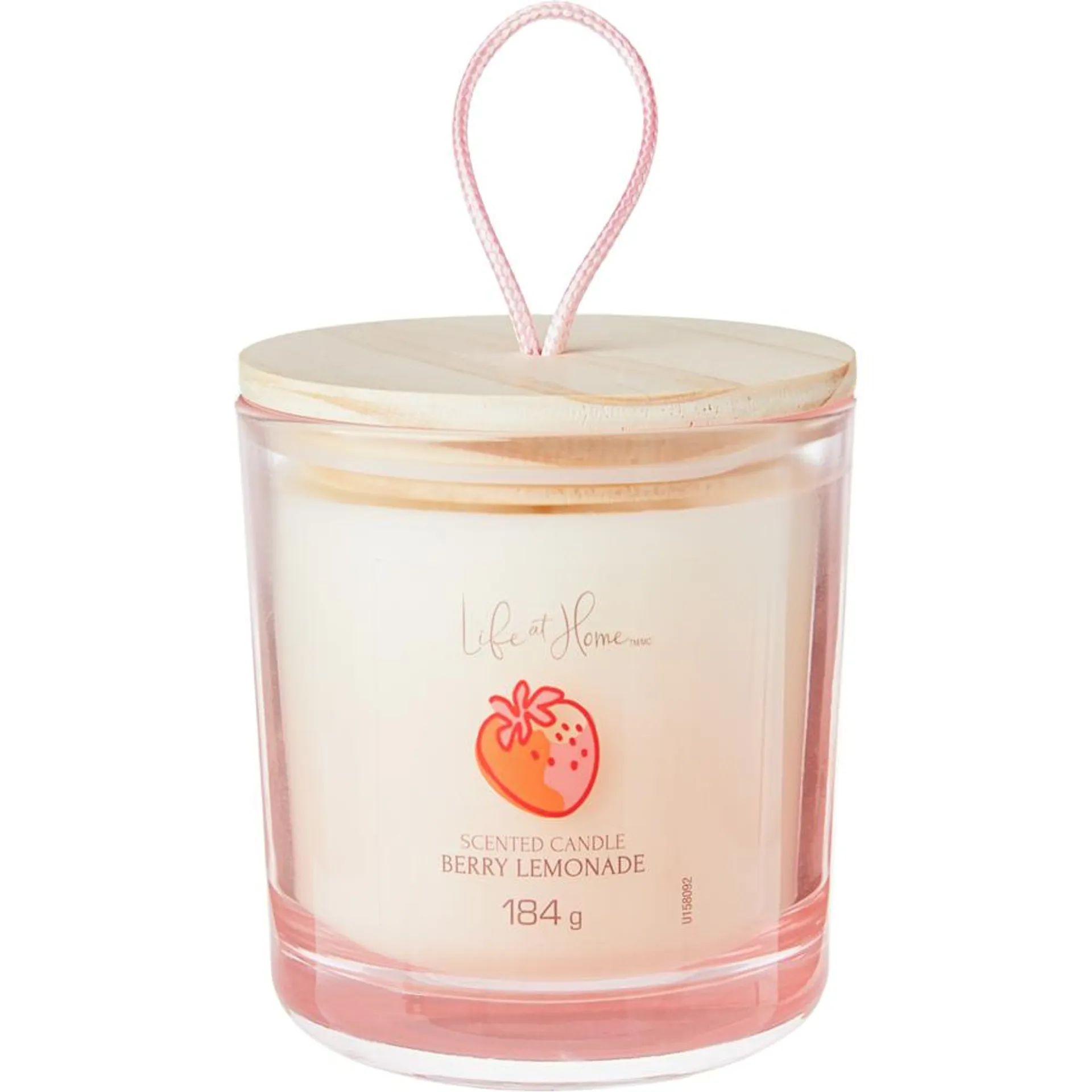 Berry Lemonade Scented Candle with Lid