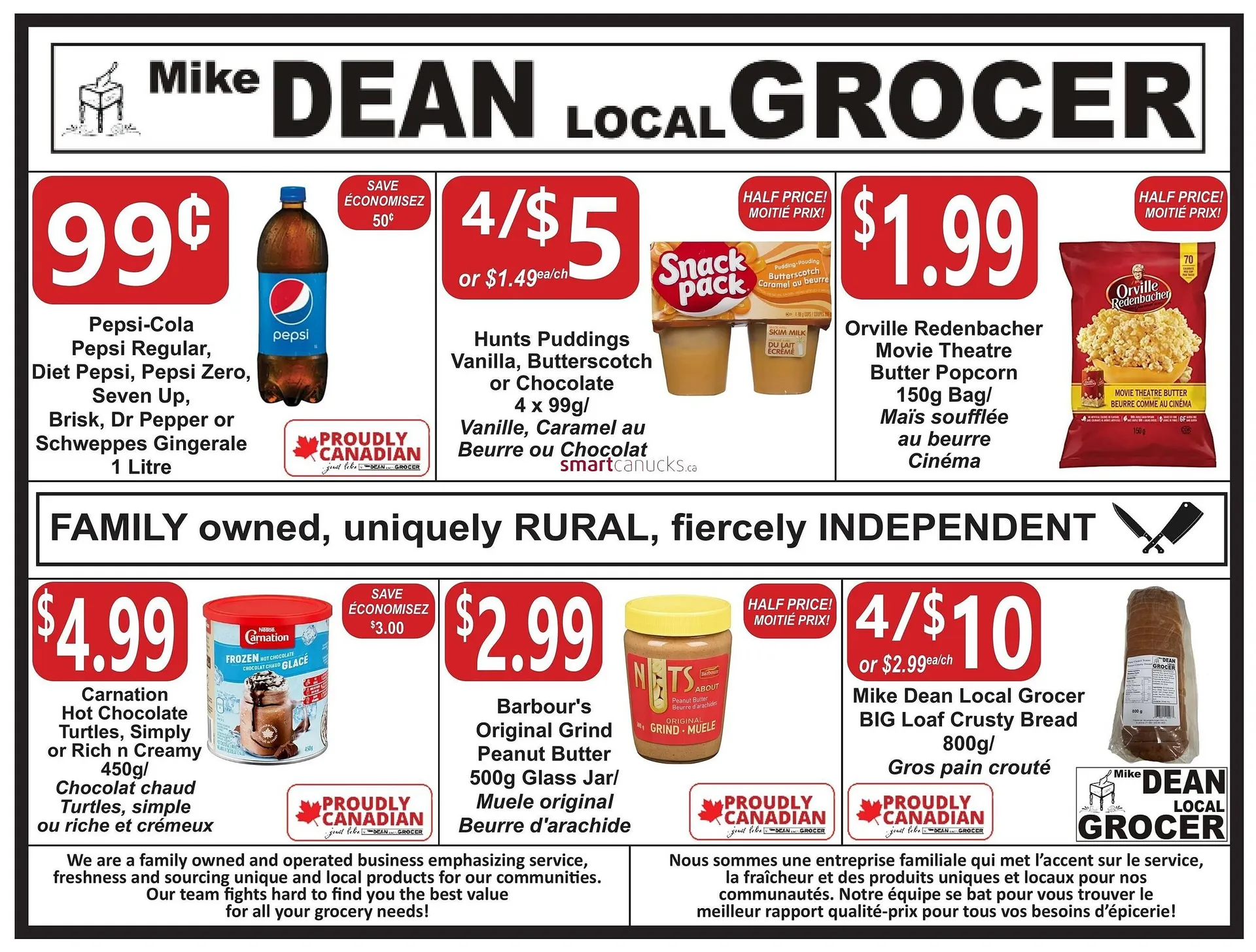 Mike Deans Super Food flyer - 1