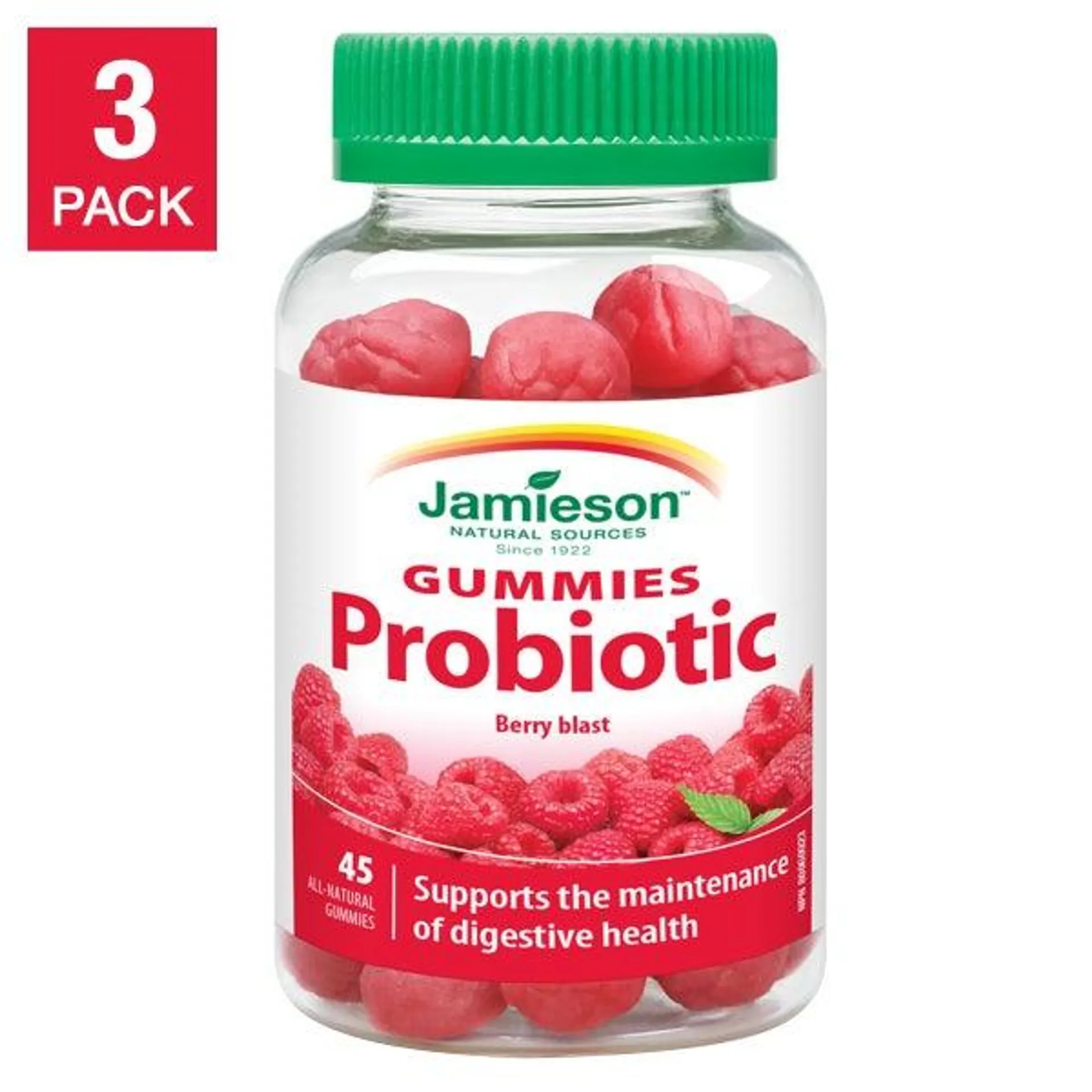 Jamieson Probiotic Gummies, 3 x 45 Gummies