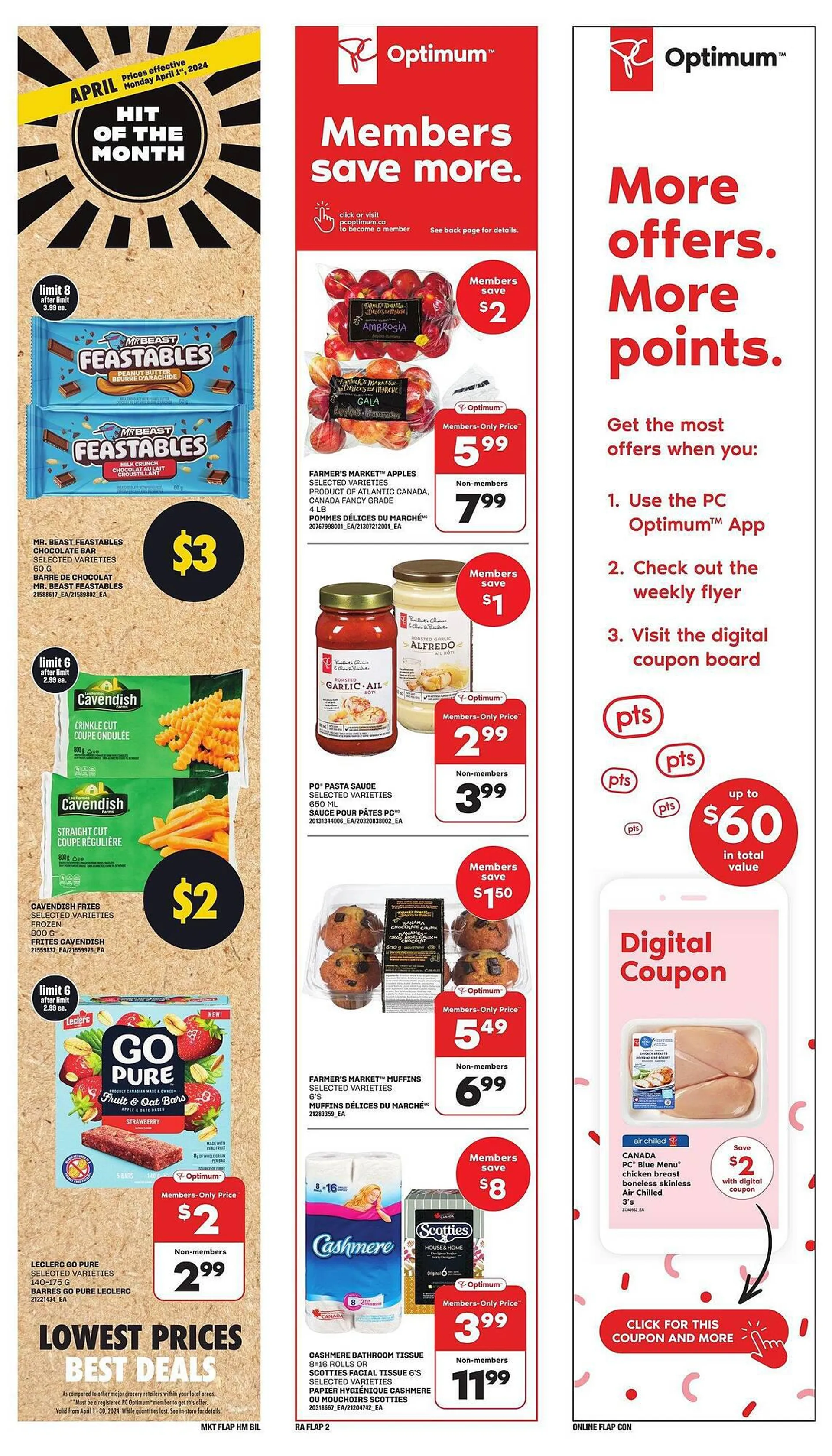 Atlantic Superstore flyer from April 4 to April 10 2024 - flyer page 1
