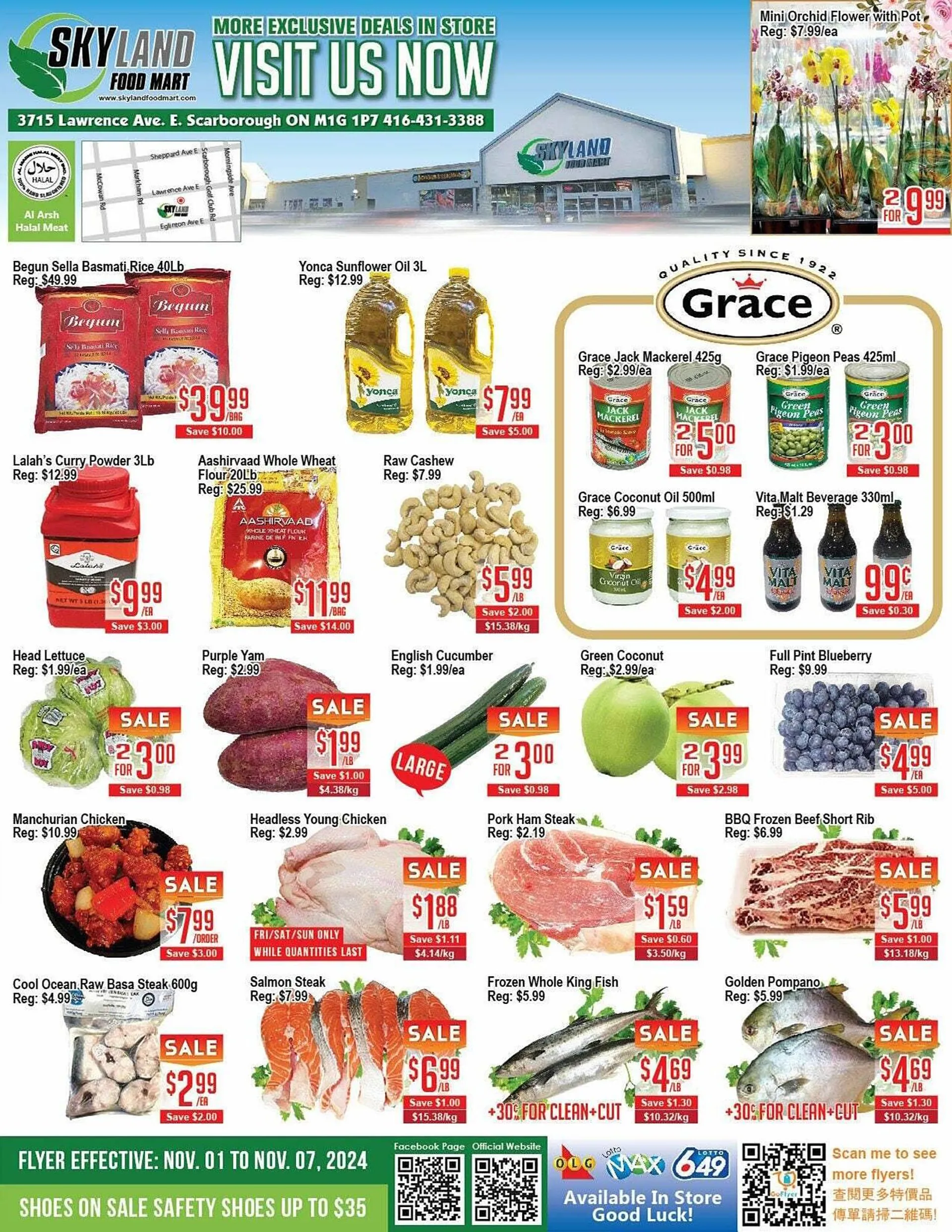 Skyland Foodmart flyer - 1