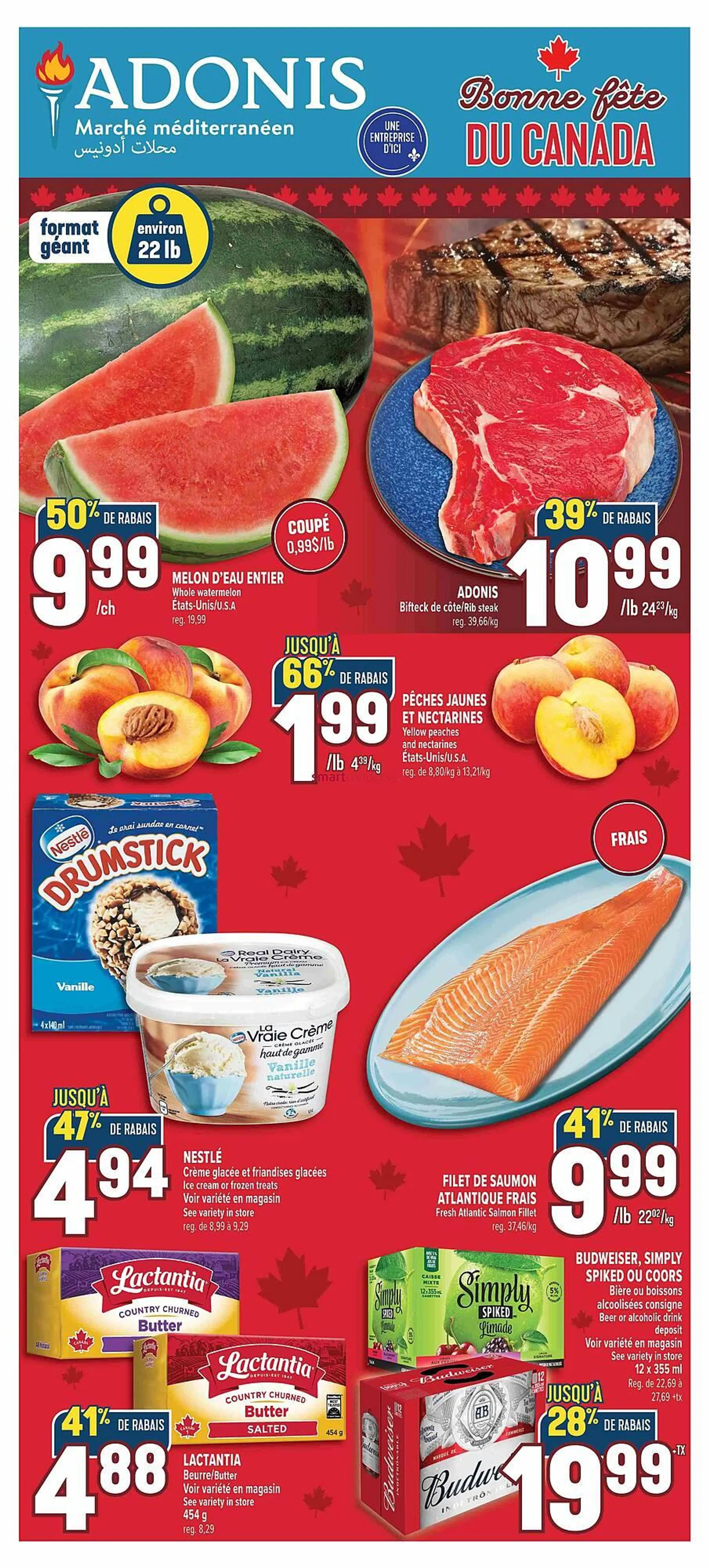 Marché Adonis flyer from June 26 to July 2 2025 - flyer page 1