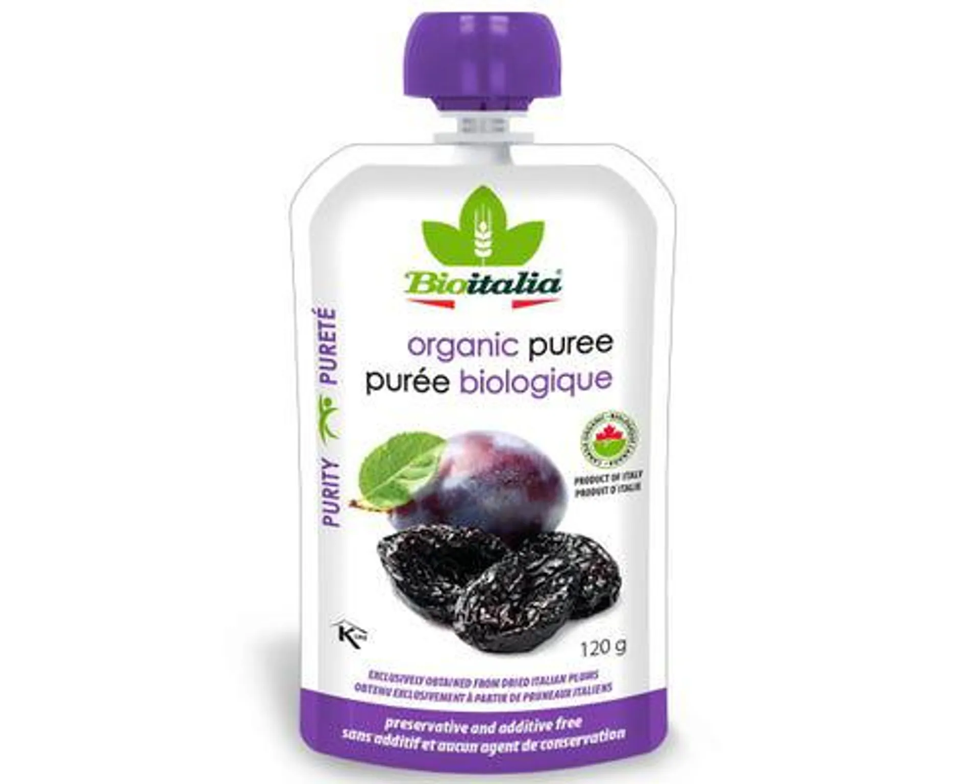 Bioitalia Organic Smoothie Plum 120g