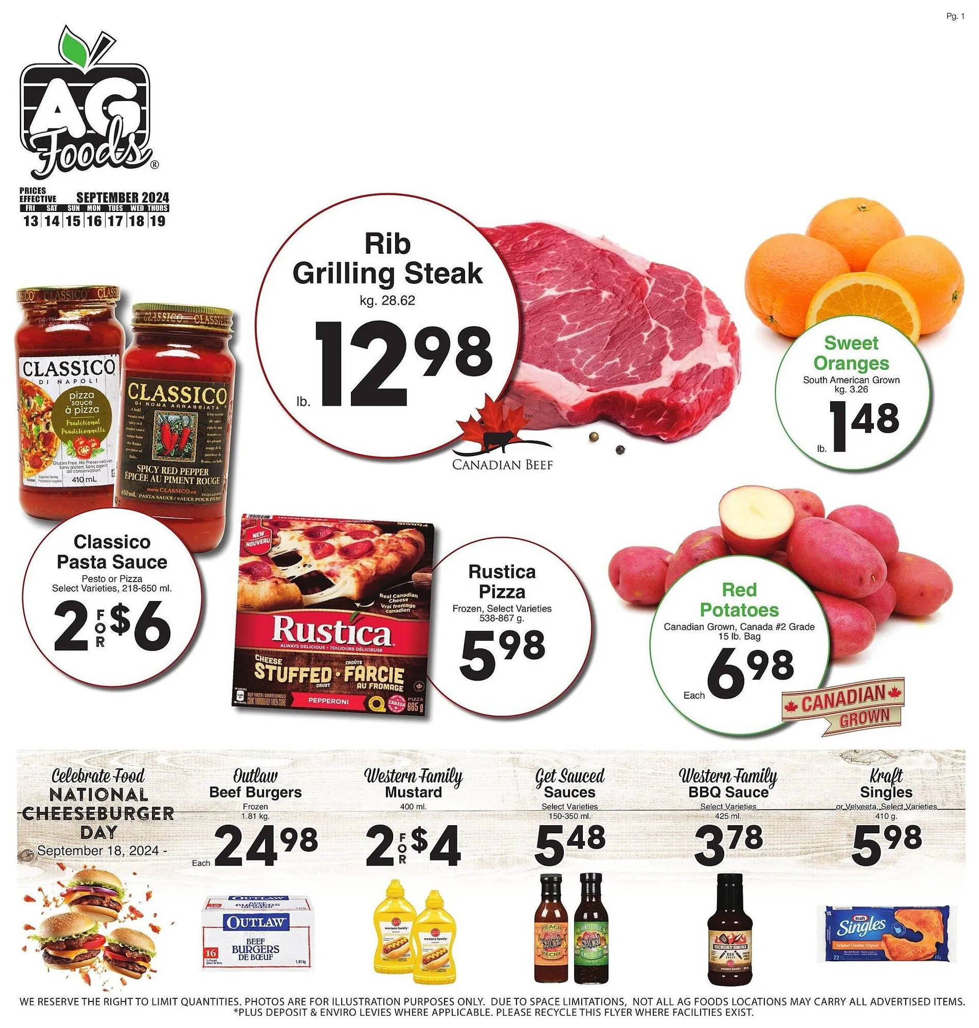 AG Foods flyer - 1