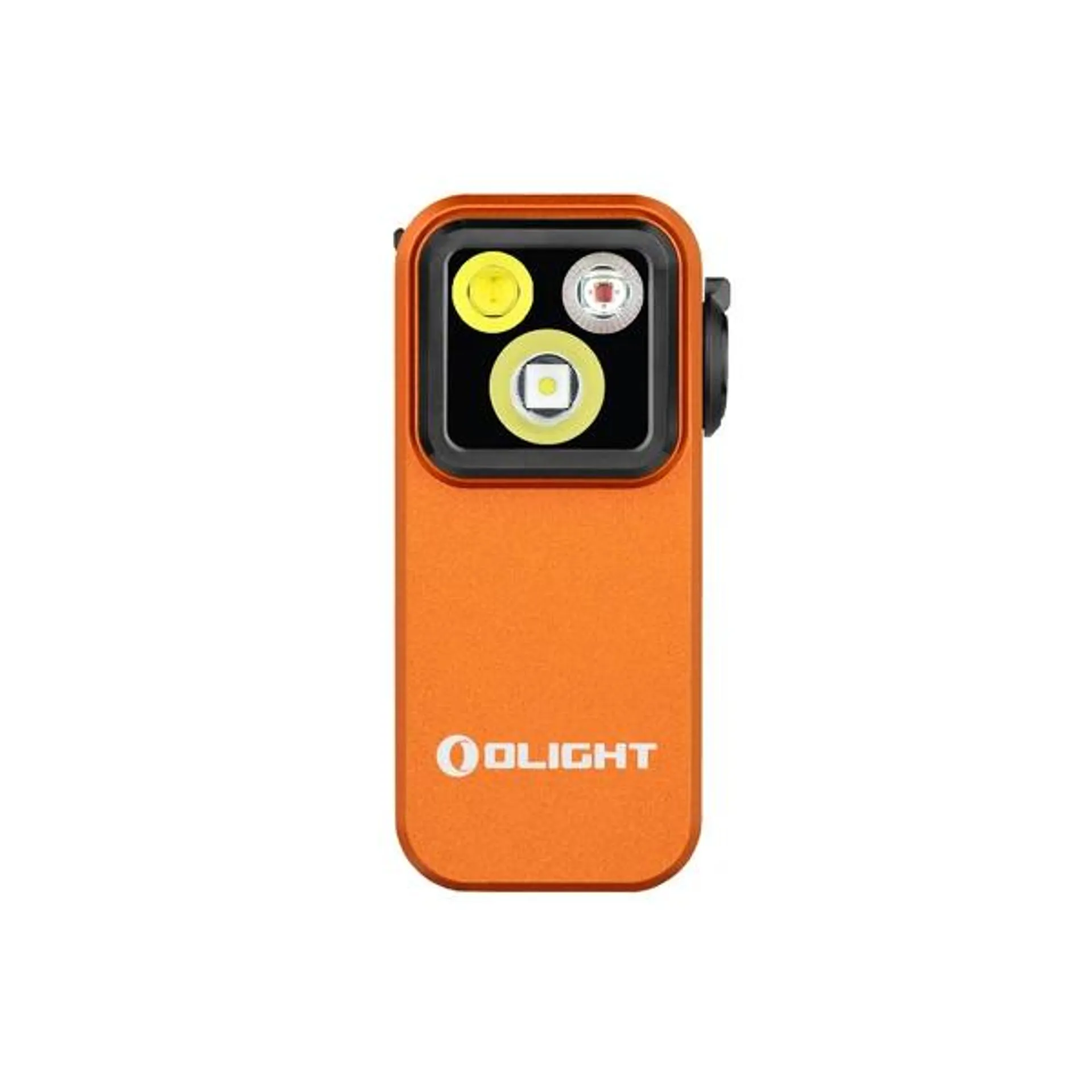 Olight Oclip Pro Clip on Flashlight with Floodlight Spotlight and Red Light