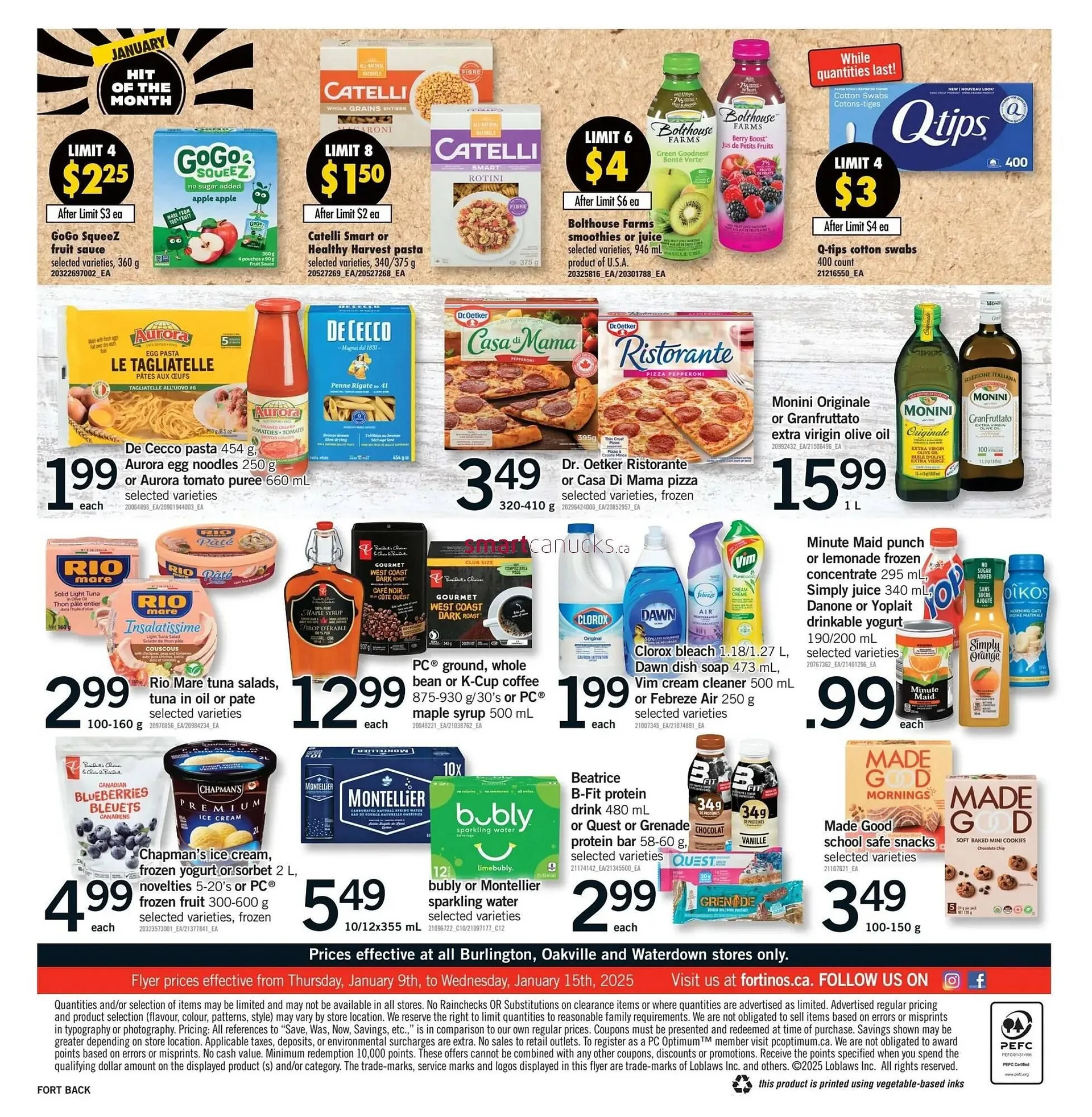 Fortinos flyer from January 9 to January 15 2025 - flyer page 2