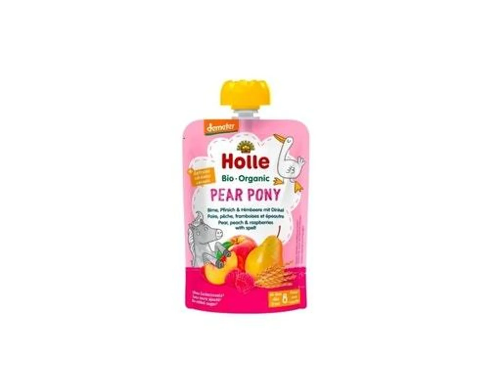 Holle Bio-Organic Baby Food Pouch Pear Pony 100g