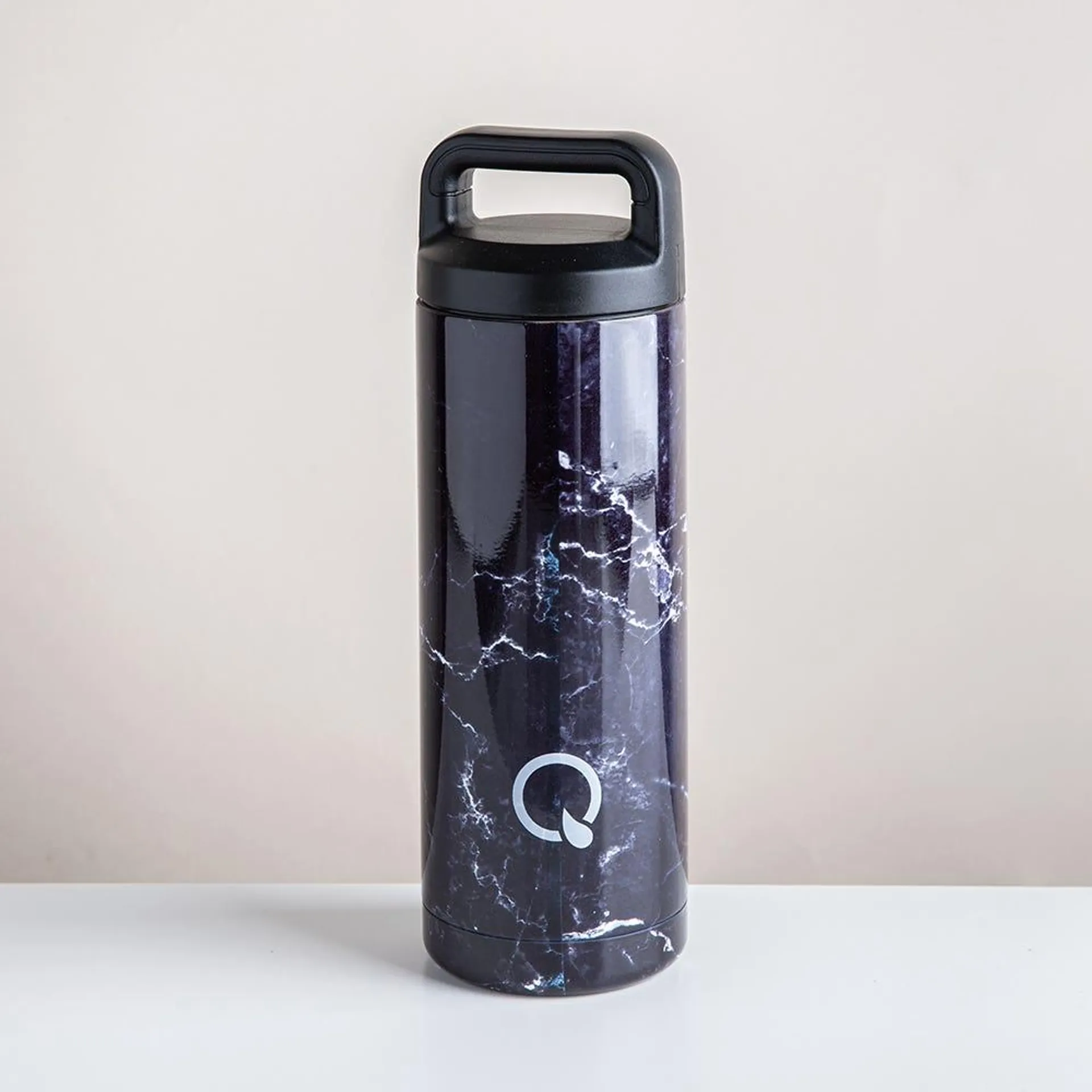 KSP Quench 'Marble' Double Wall Sport Bottle (Black)