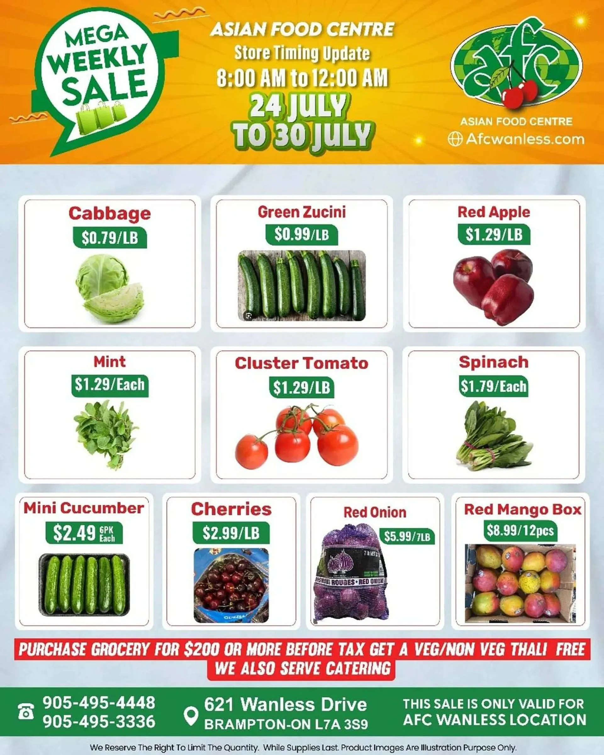 Asian Food Centre flyer from July 24 to July 30 2025 - flyer page 1