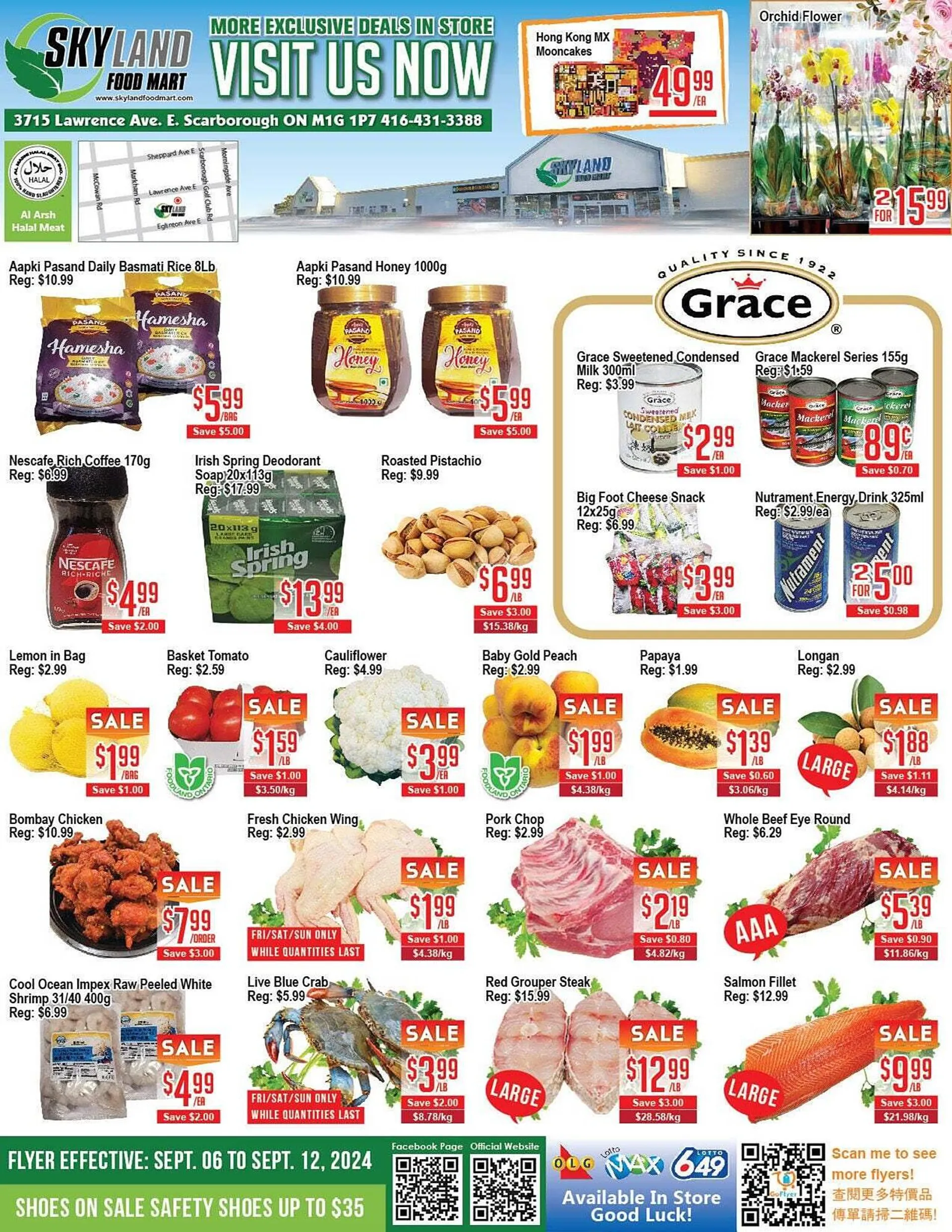 Skyland Foodmart flyer - 1