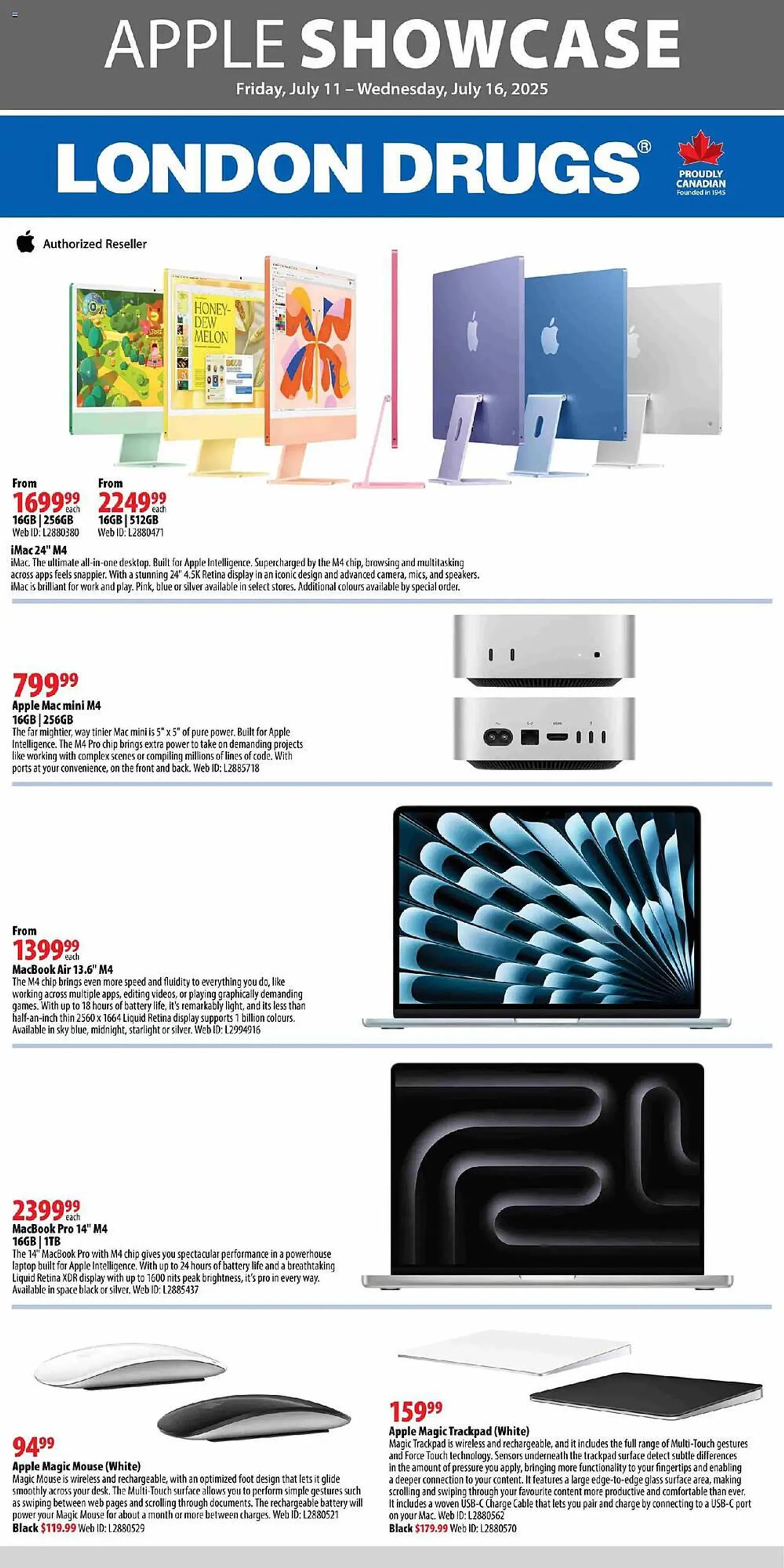 London Drugs flyer from July 11 to July 16 2025 - flyer page 1