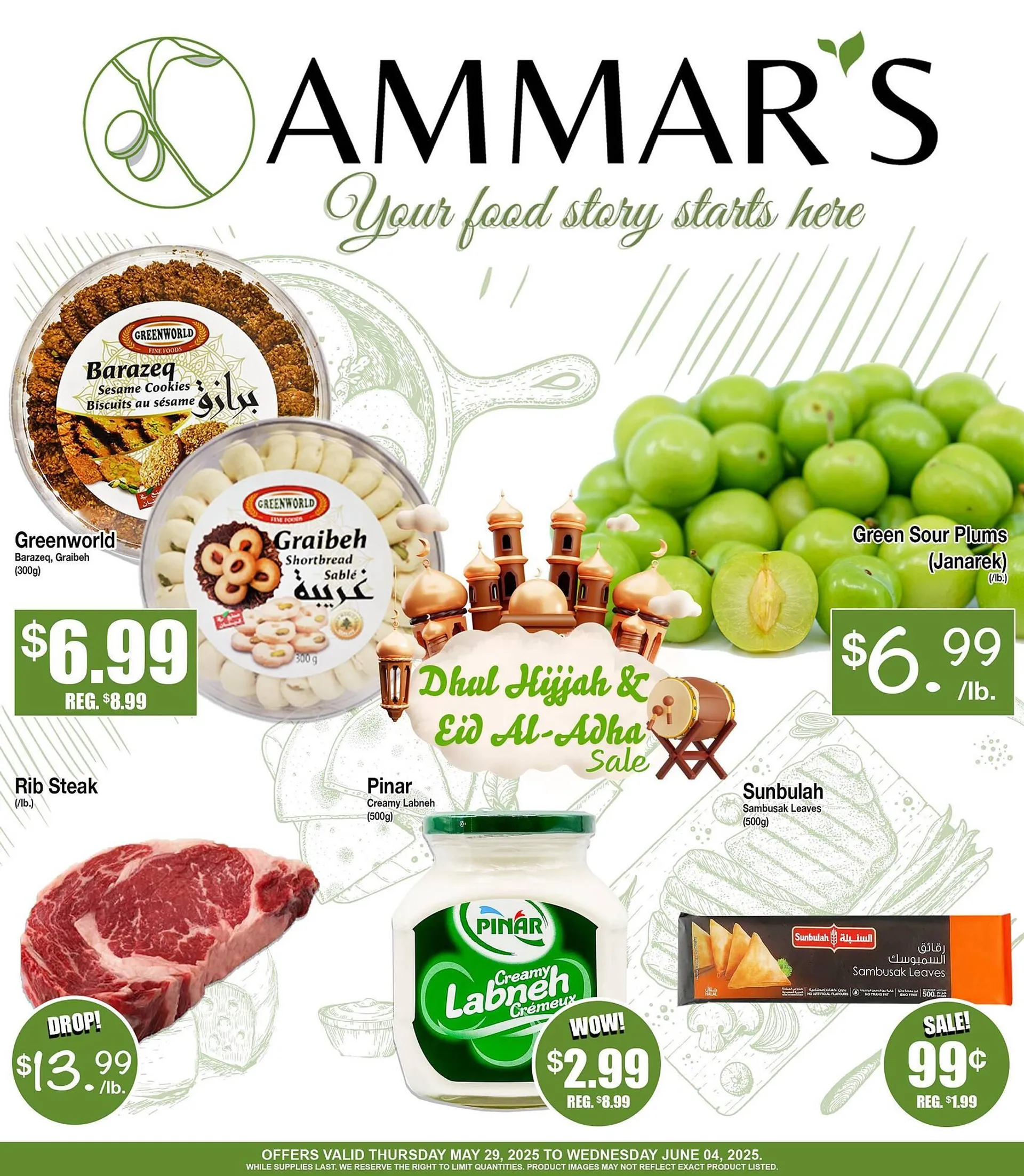 Ammar's Halal Meats flyer from May 29 to June 4 2025 - flyer page 1