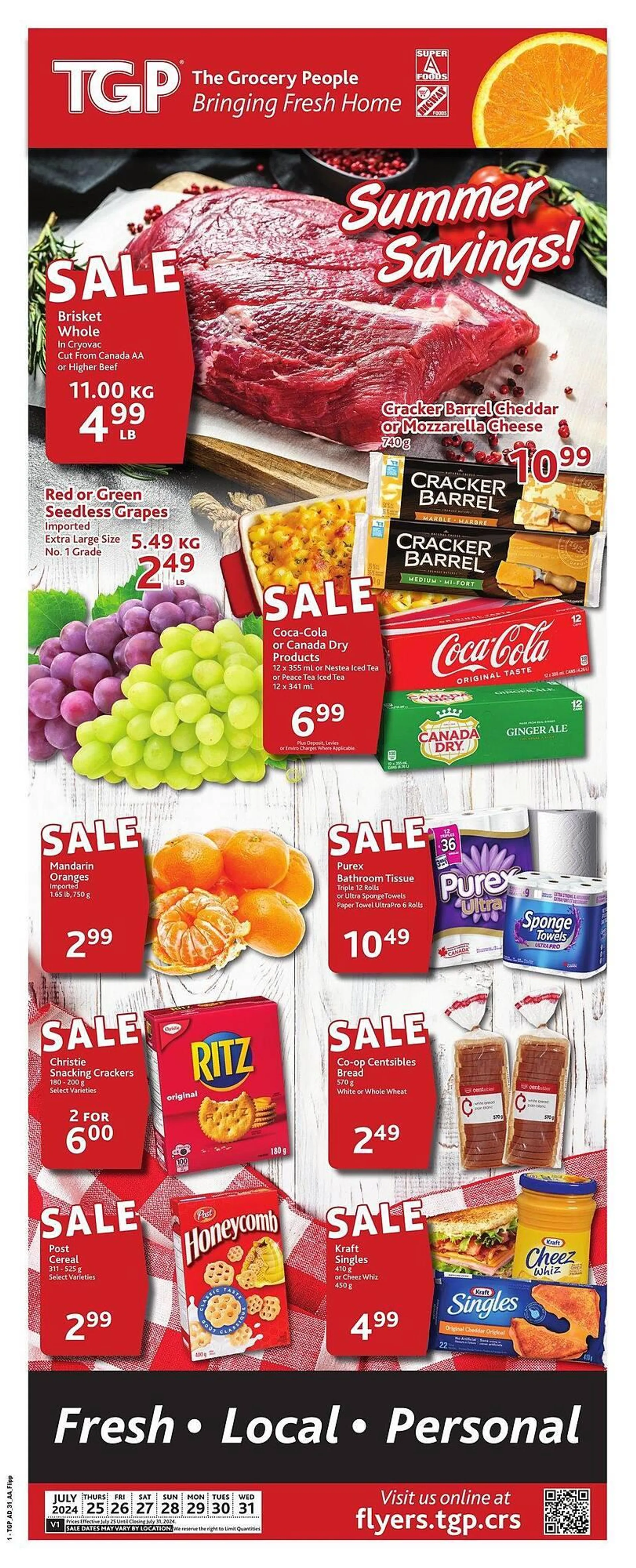 TGP The Grocery People flyer - 1