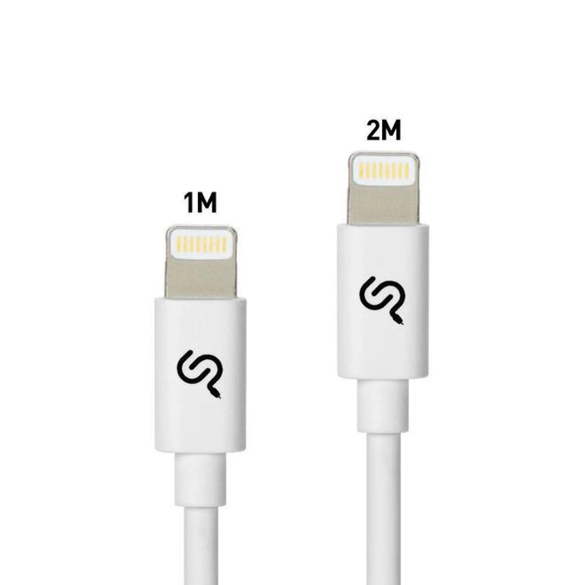PrimeCables® Apple Certified Lightning Charge & Sync USB Cable for iPhone iPod iPad - 1M+2M