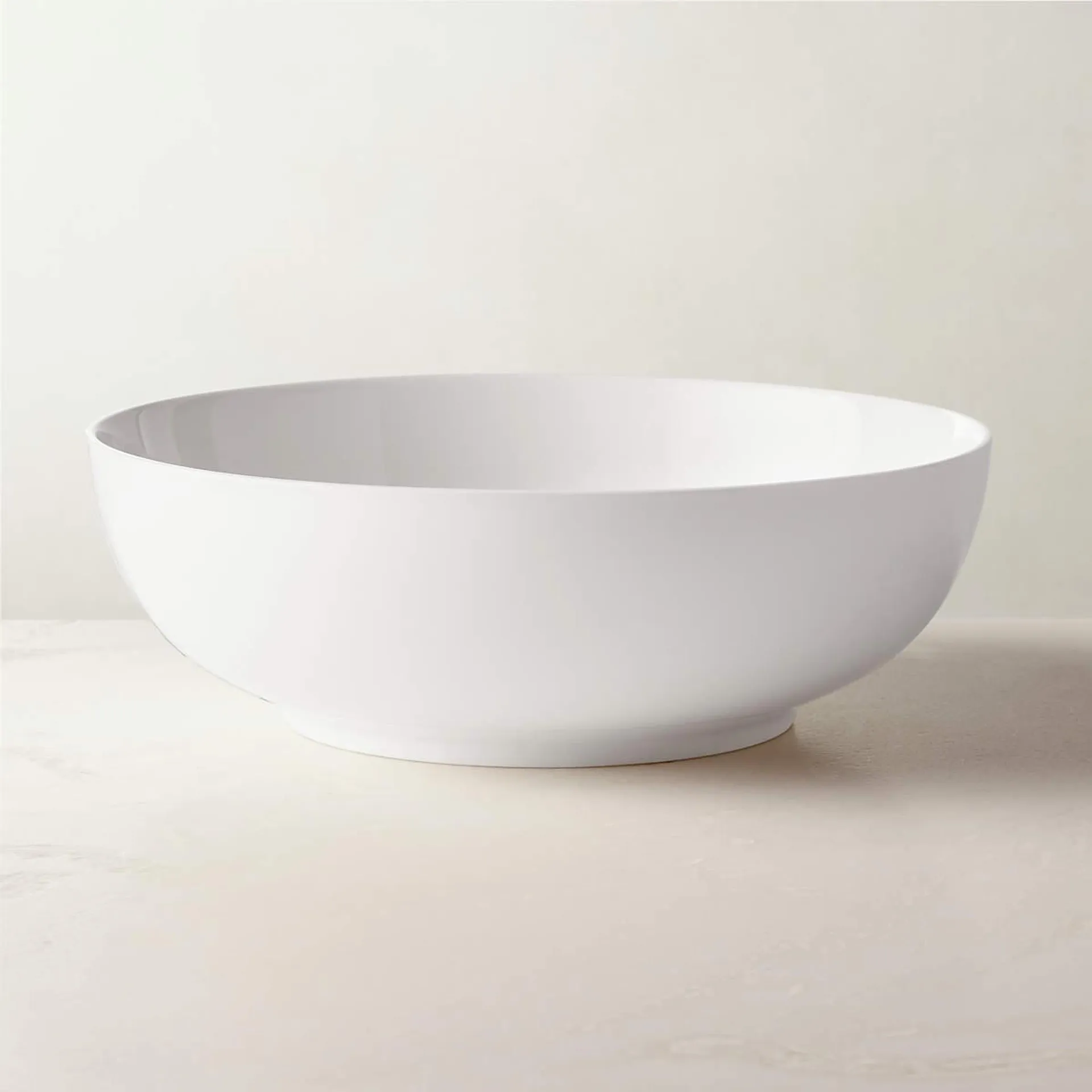 Contact White Serving Bowl