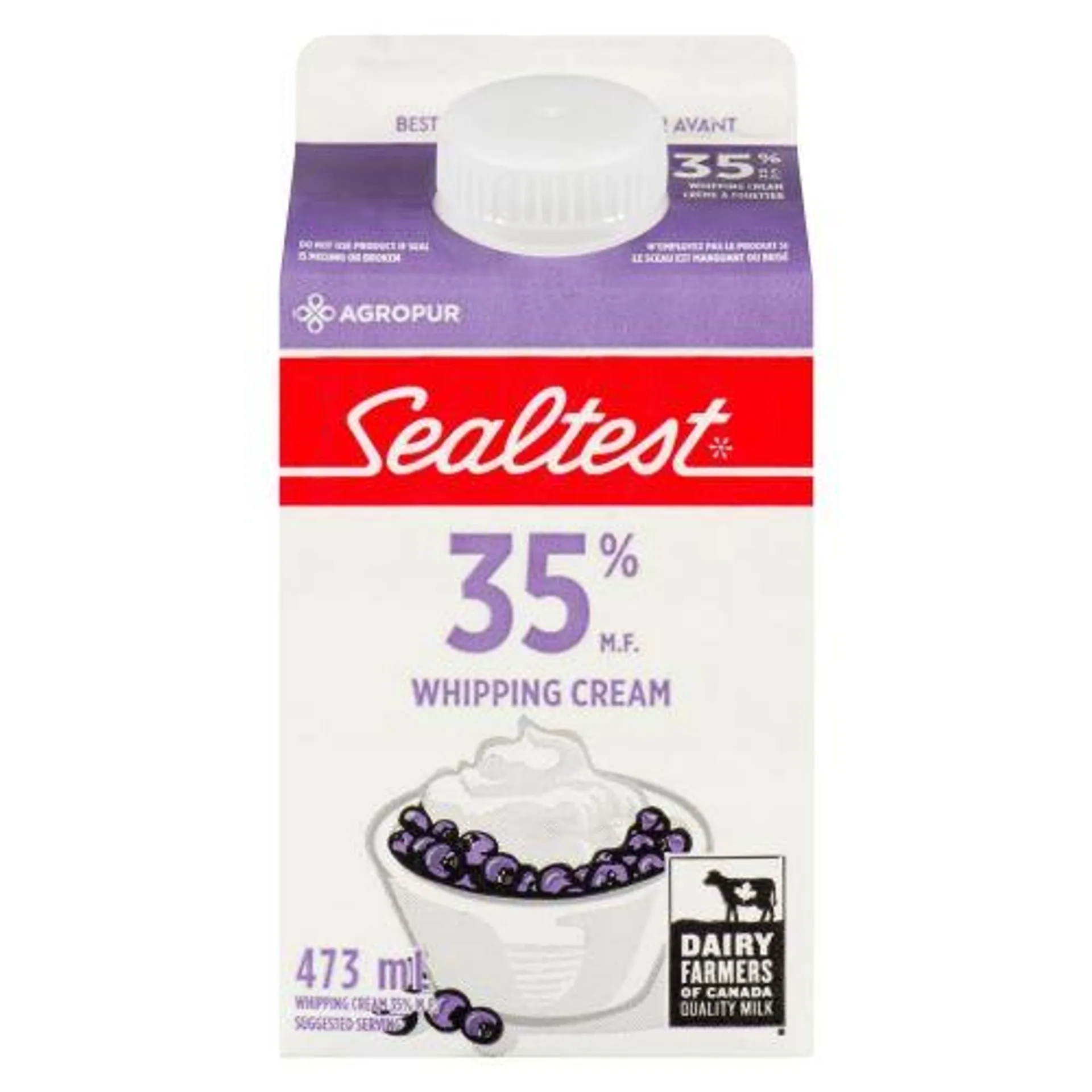 Sealtest 35% Whipped Cream 473mls