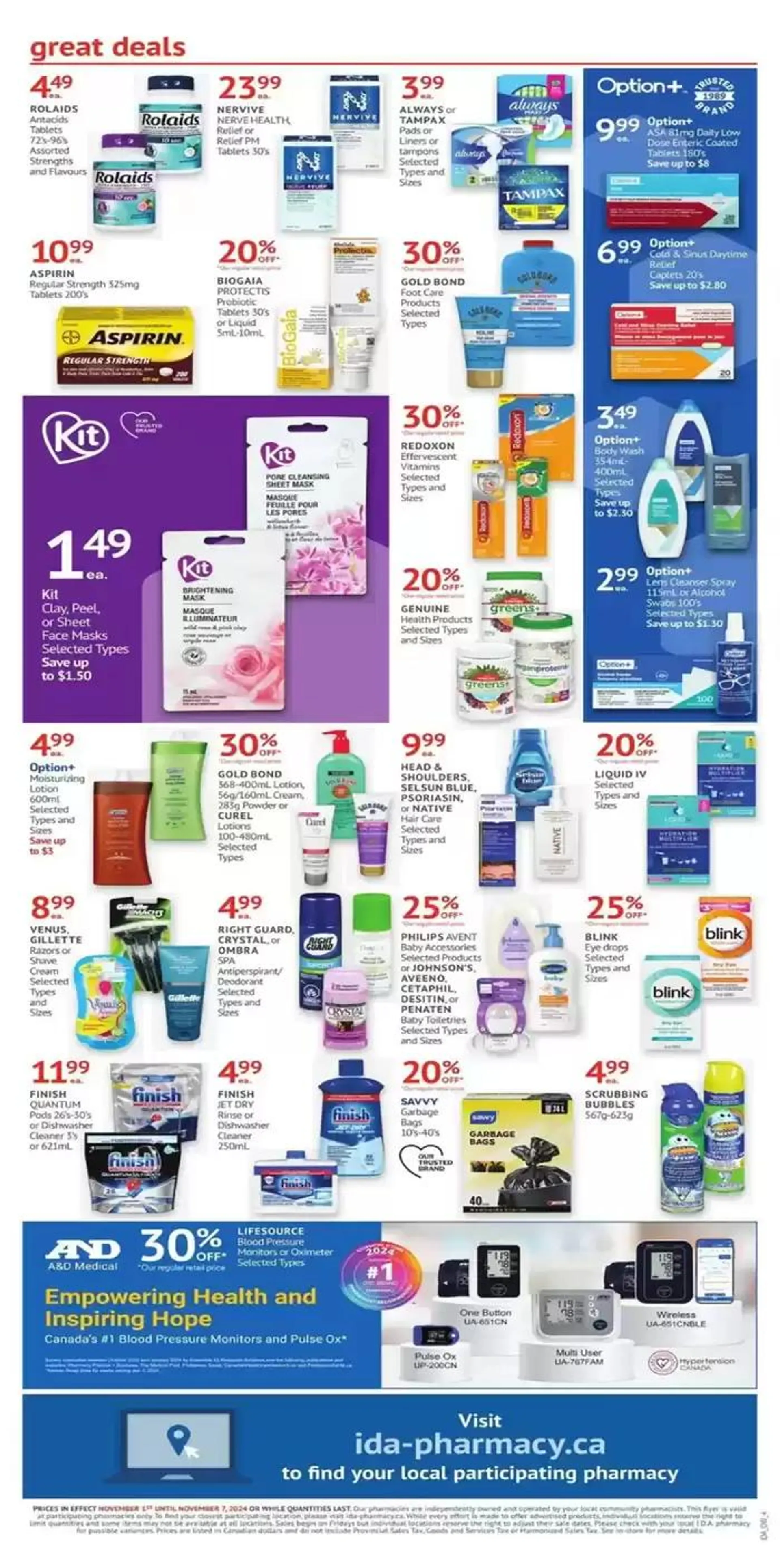 Current deals and offers from November 1 to November 7 2024 - flyer page 4