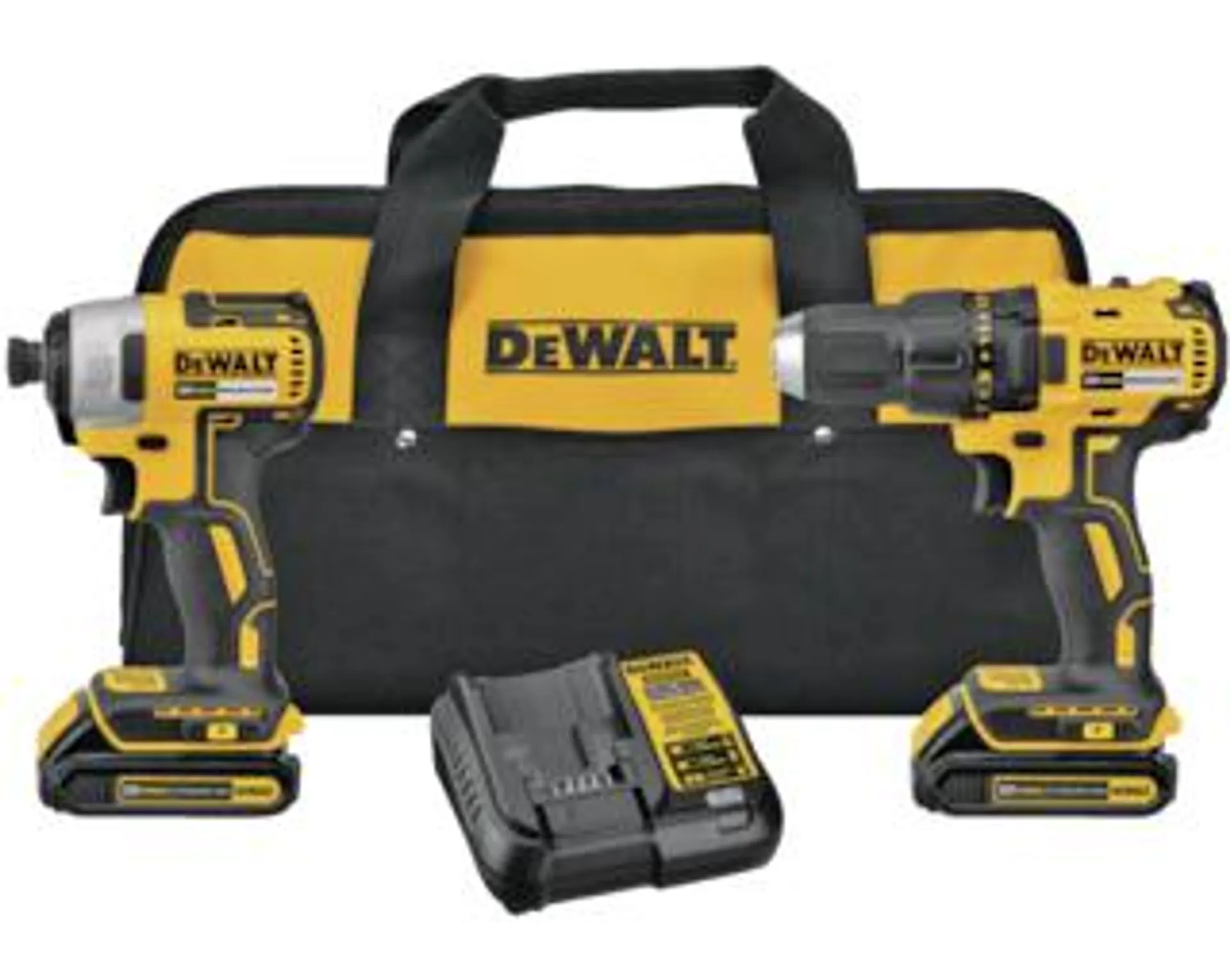 DEWALT DCK277C2 20V MAX Brushless Cordless Compact Drill/Driver & Impact Driver Combo Kit