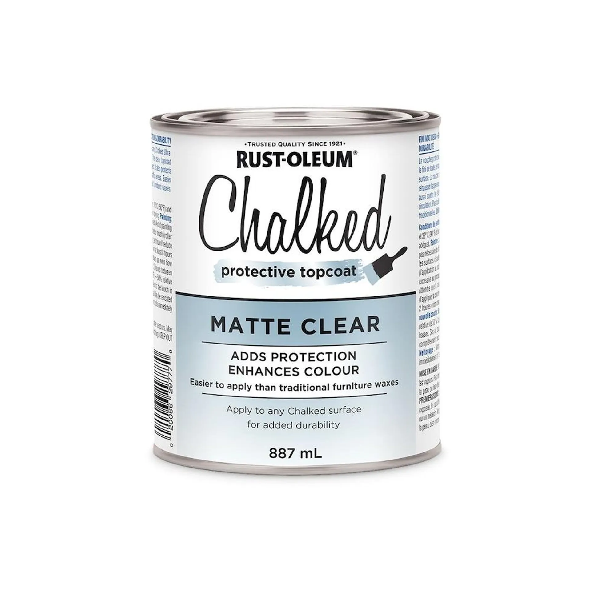 Chalked Protective Topcoat in Clear, 887 mL