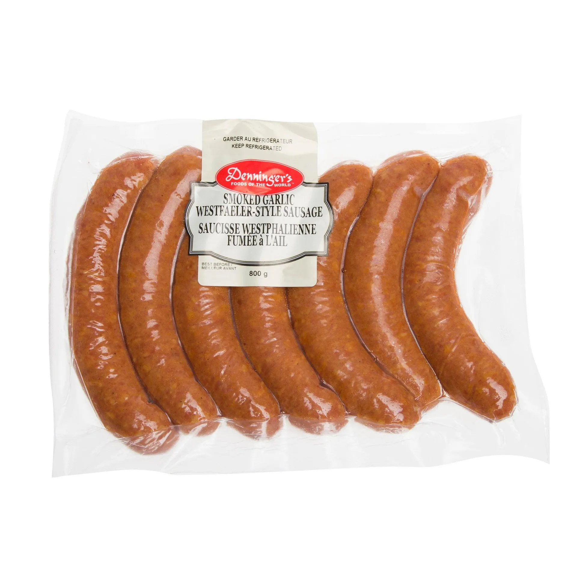 Smoked Garlic Westfaeler-style Sausage - 800 g