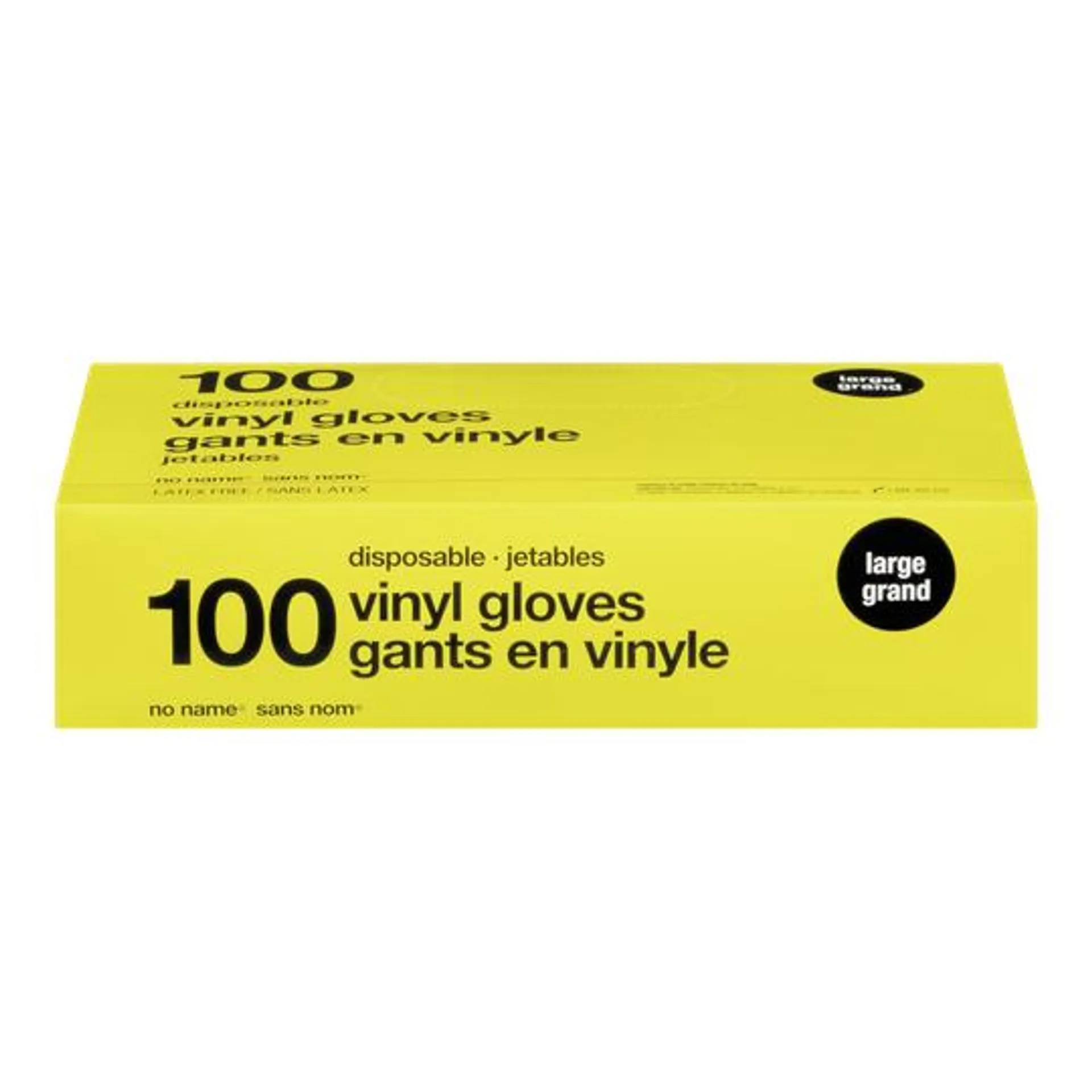 Vinyl Disposable Gloves, Large