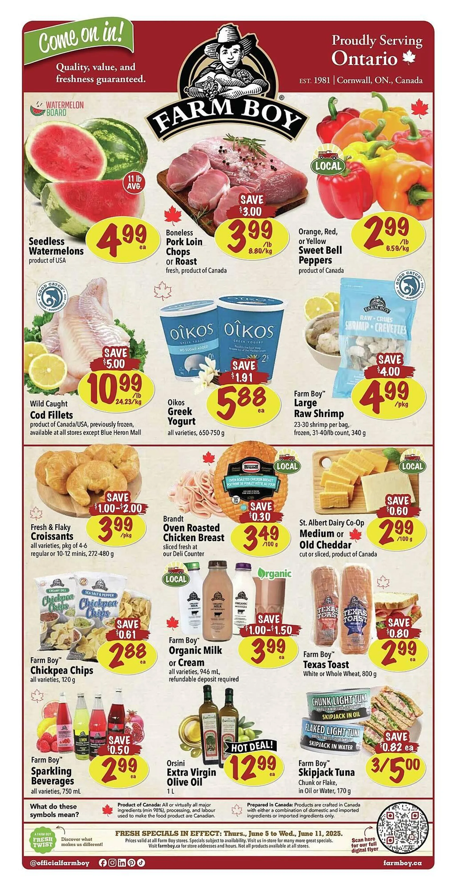 Farm Boy flyer from June 5 to June 12 2025 - flyer page 1