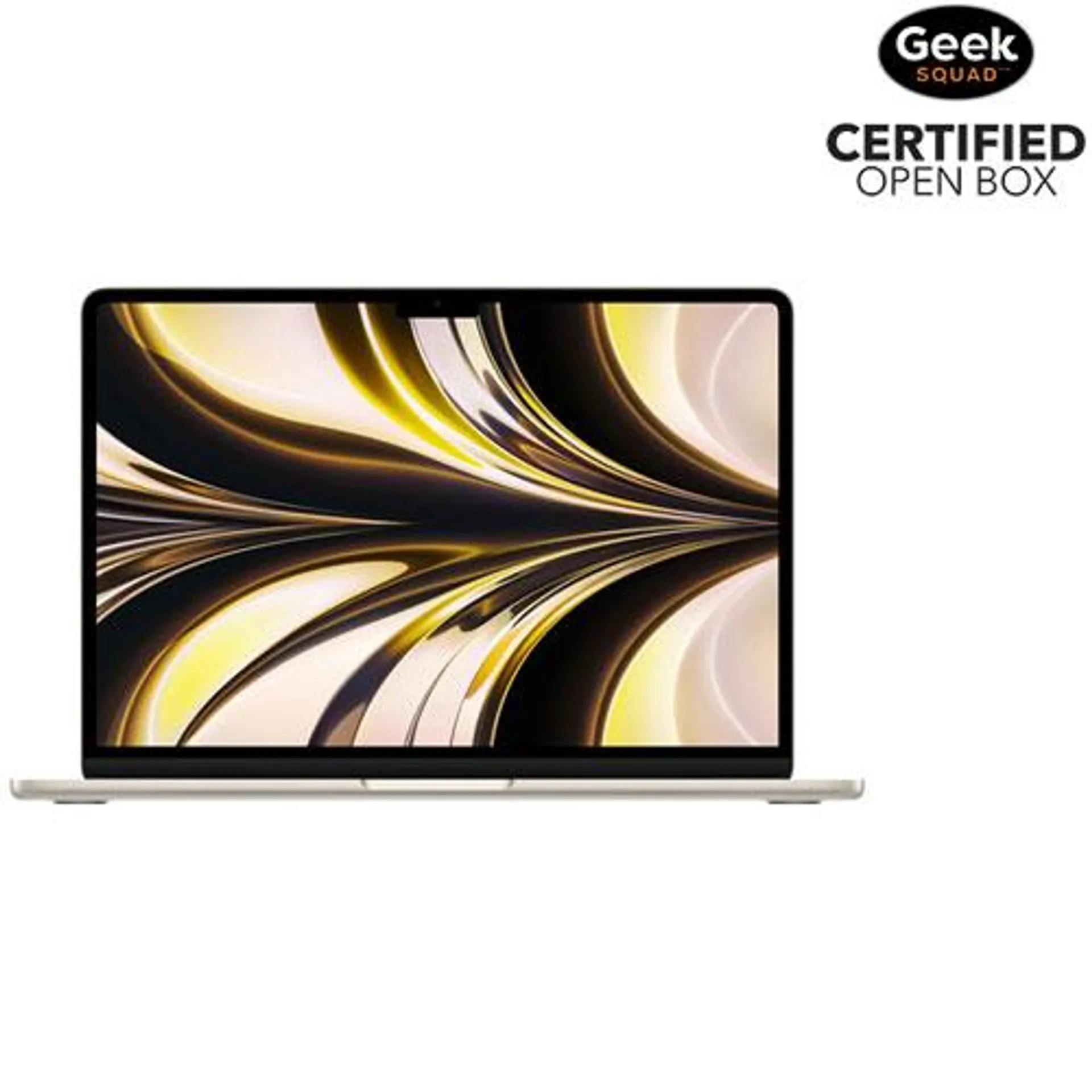 Open Box - Apple MacBook Air 13.6" w/ Touch ID (2022) -Starlight (Apple M2 Chip/256GB SSD/8GB RAM) -Eng