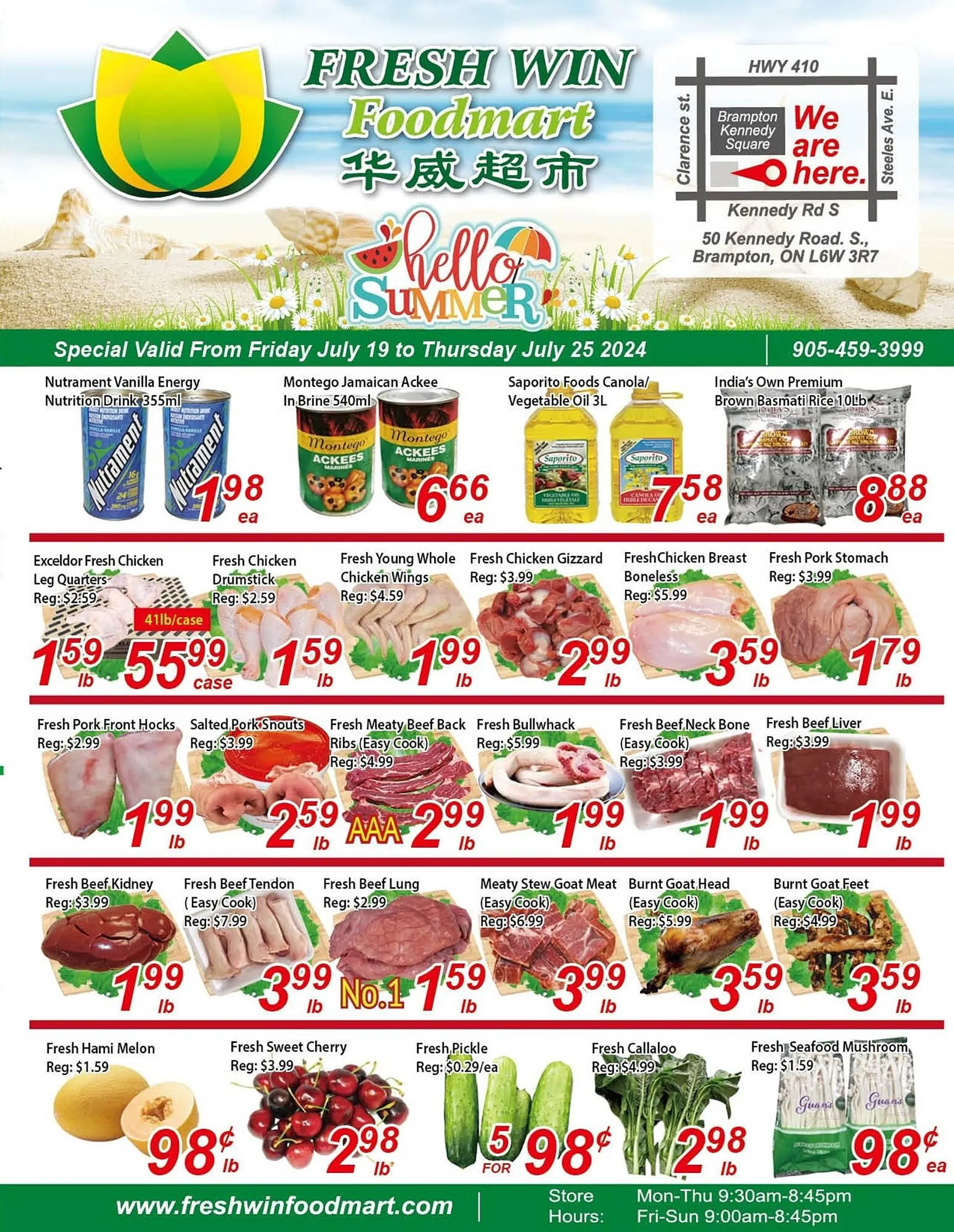 Fresh Win Foodmart flyer - 1