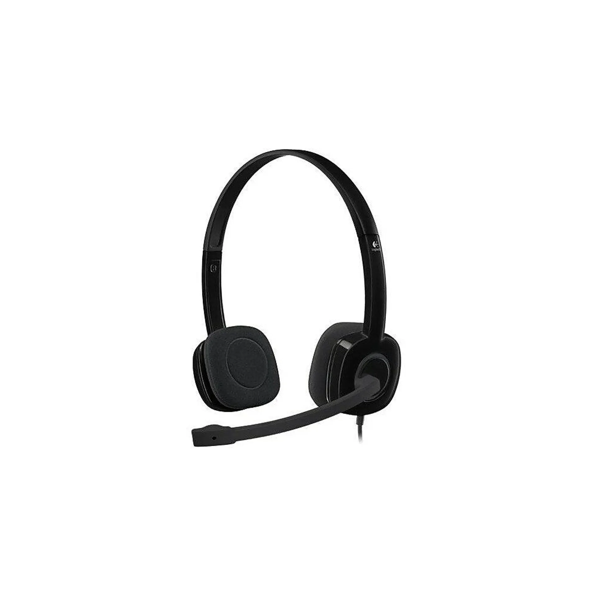 Logitech H151 Computer Headset, Black (981-000587)