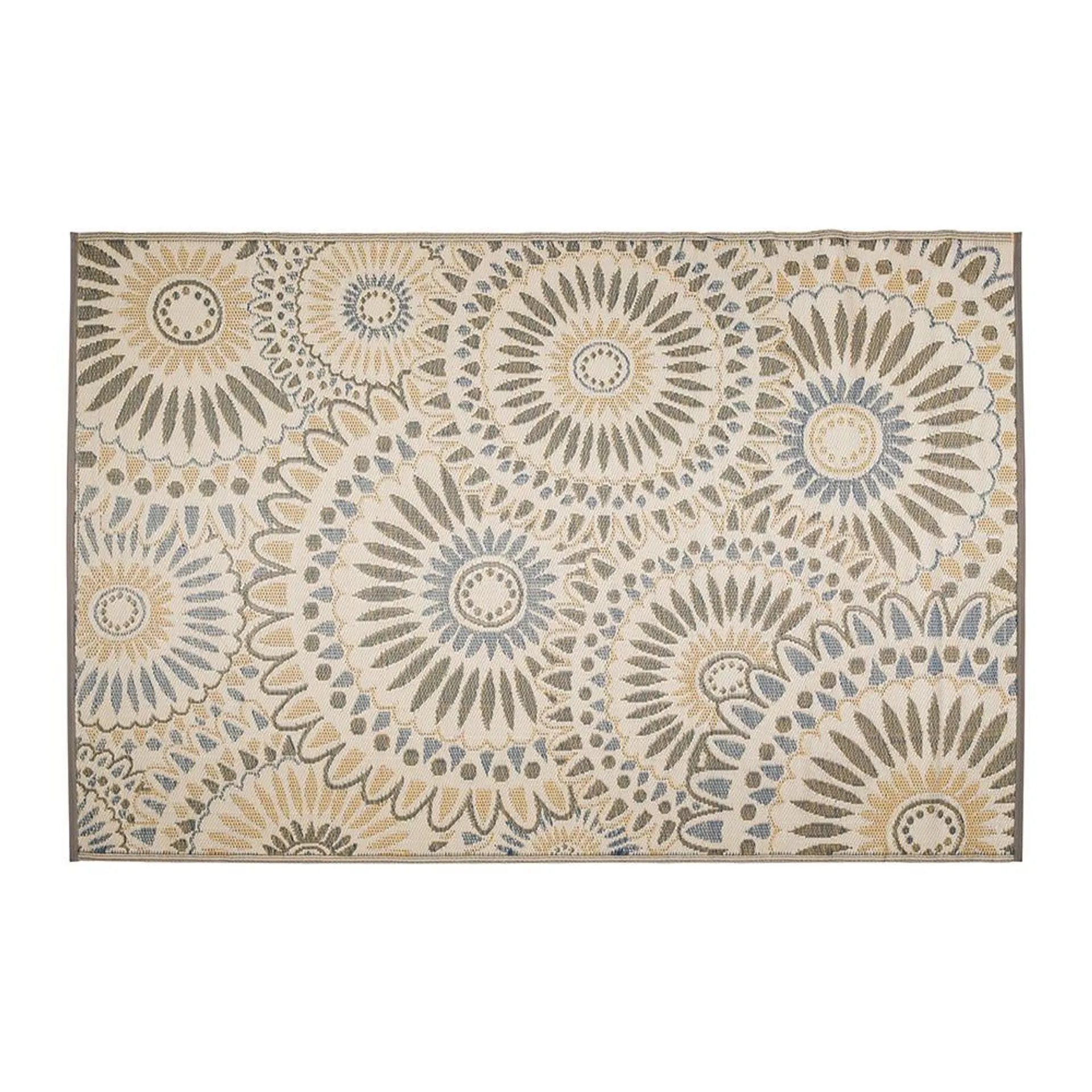 KSP Outdoor 'Kaleidoscope' All Season Mat (Beige, 6' x 9')