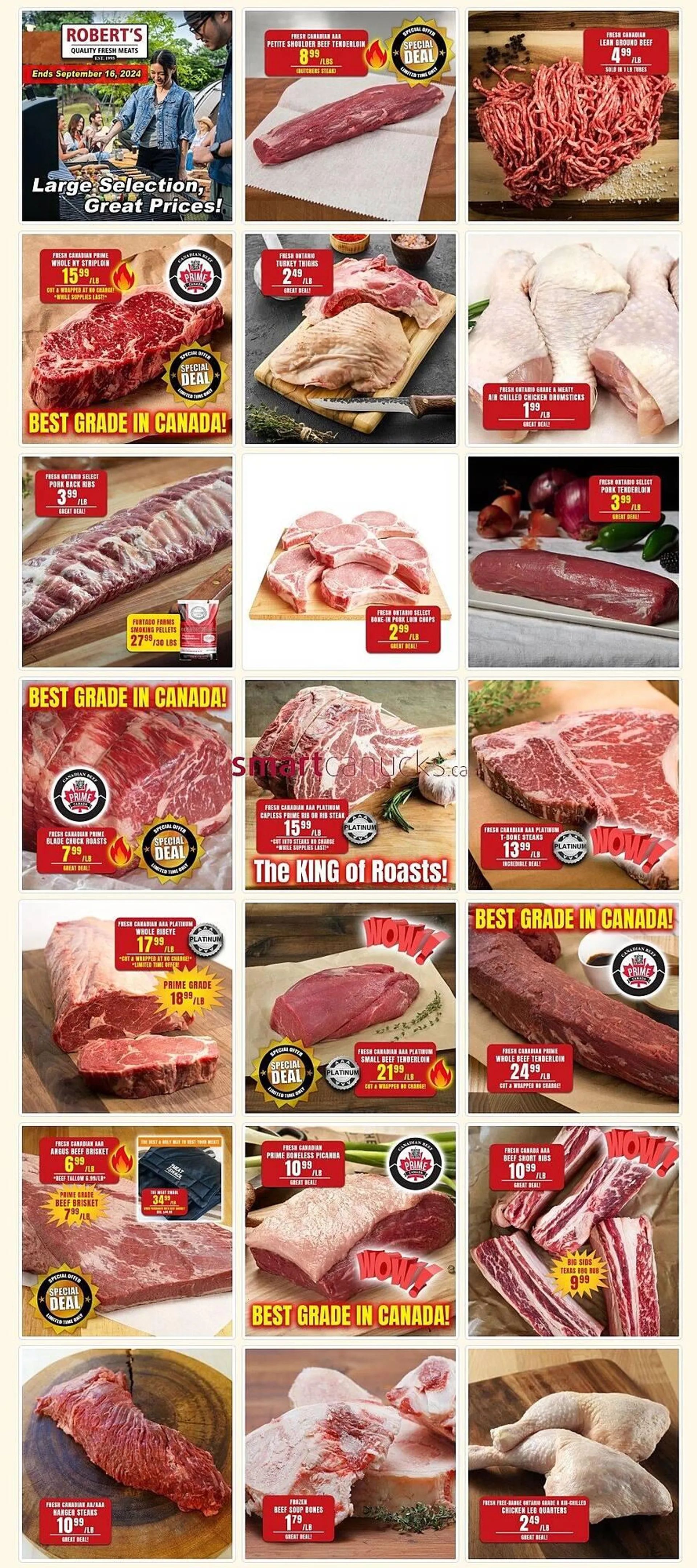 Roberts Fresh and Boxed Meats flyer - 1