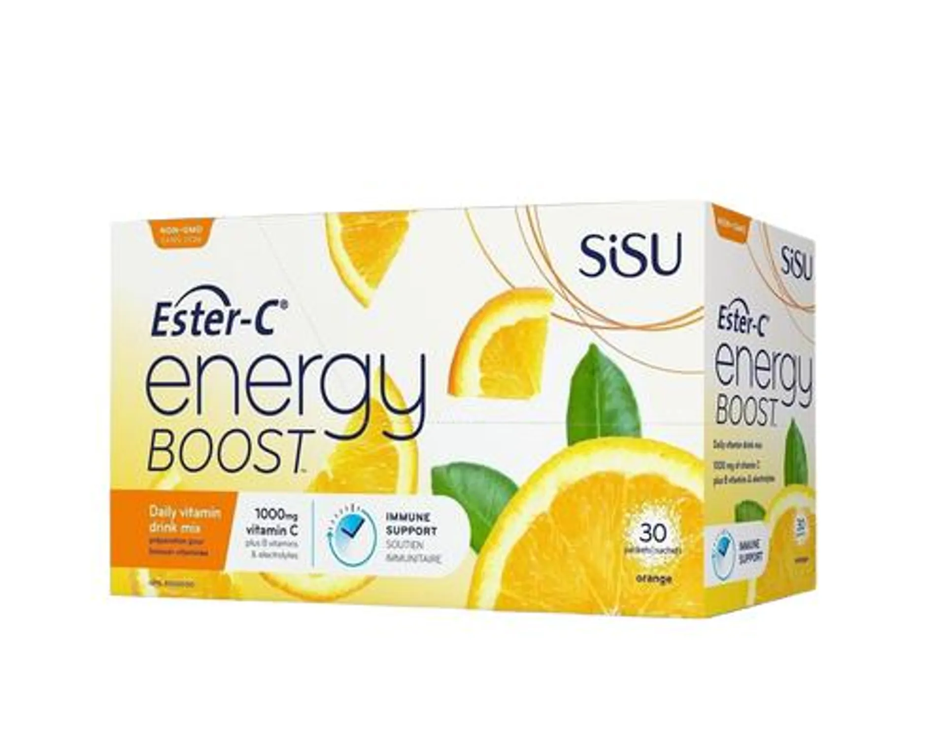 Sisu Ester-C Energy Boost Orange 30 Packs