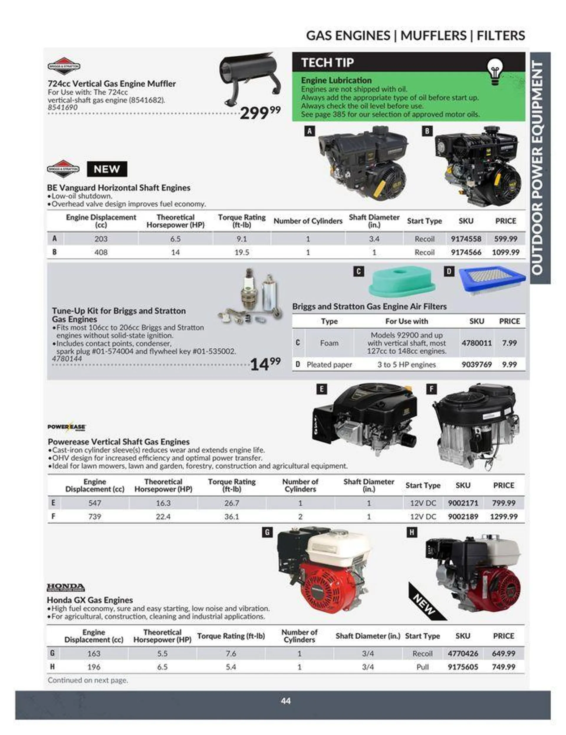 OUTDOOR POWER EQUIPMENT from April 23 to April 22 2025 - flyer page 44