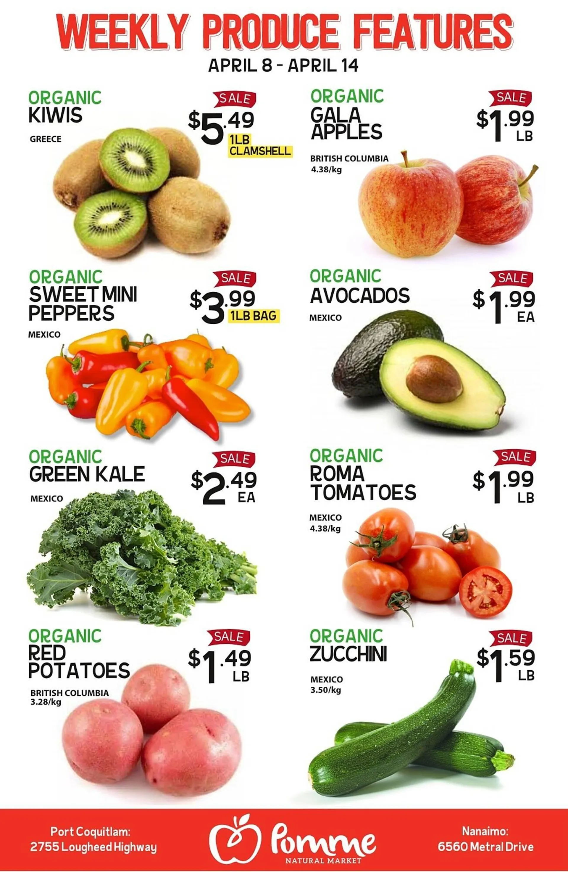 Pomme Natural Market flyer - 1