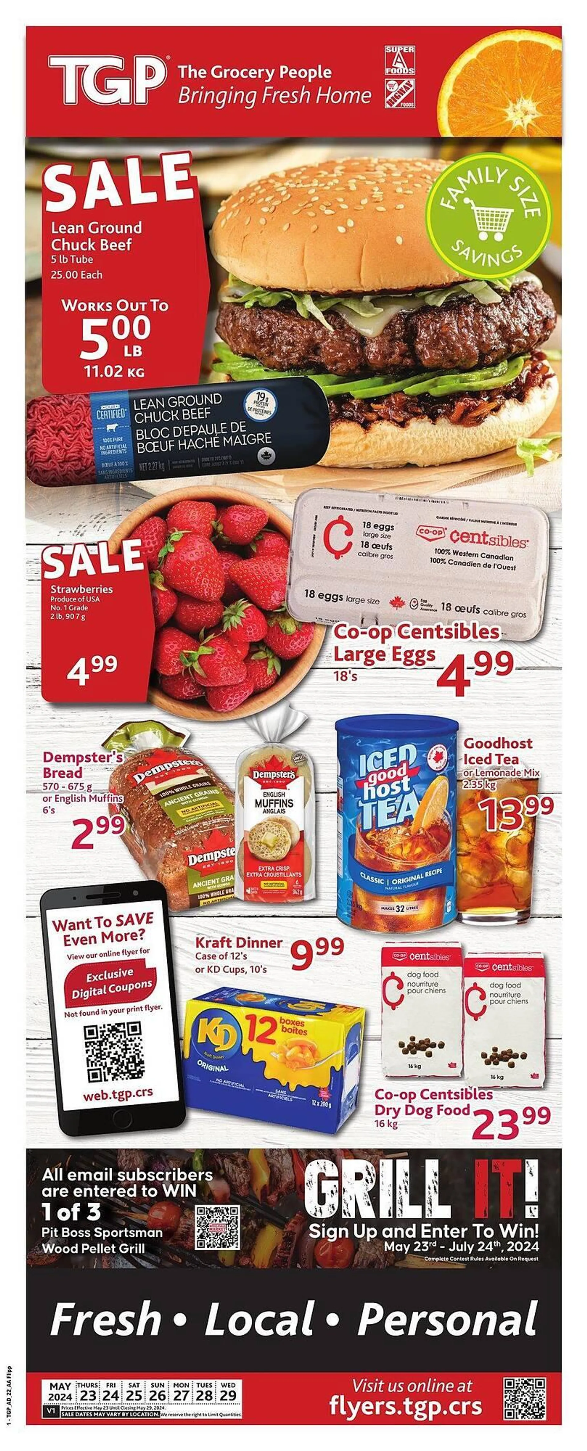 TGP The Grocery People flyer - 1