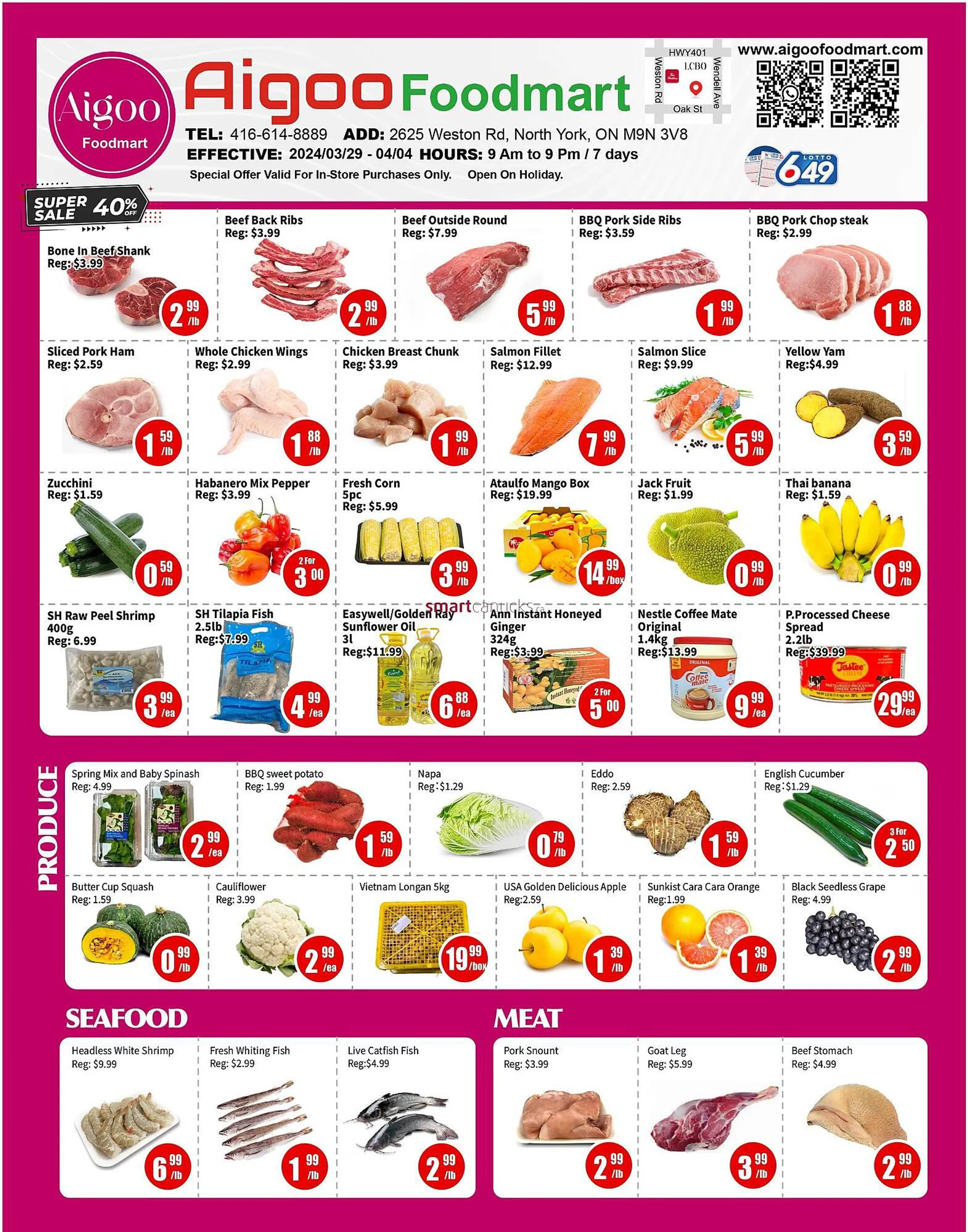 Aigoo Foodmart flyer from March 29 to April 25 2024 - flyer page 