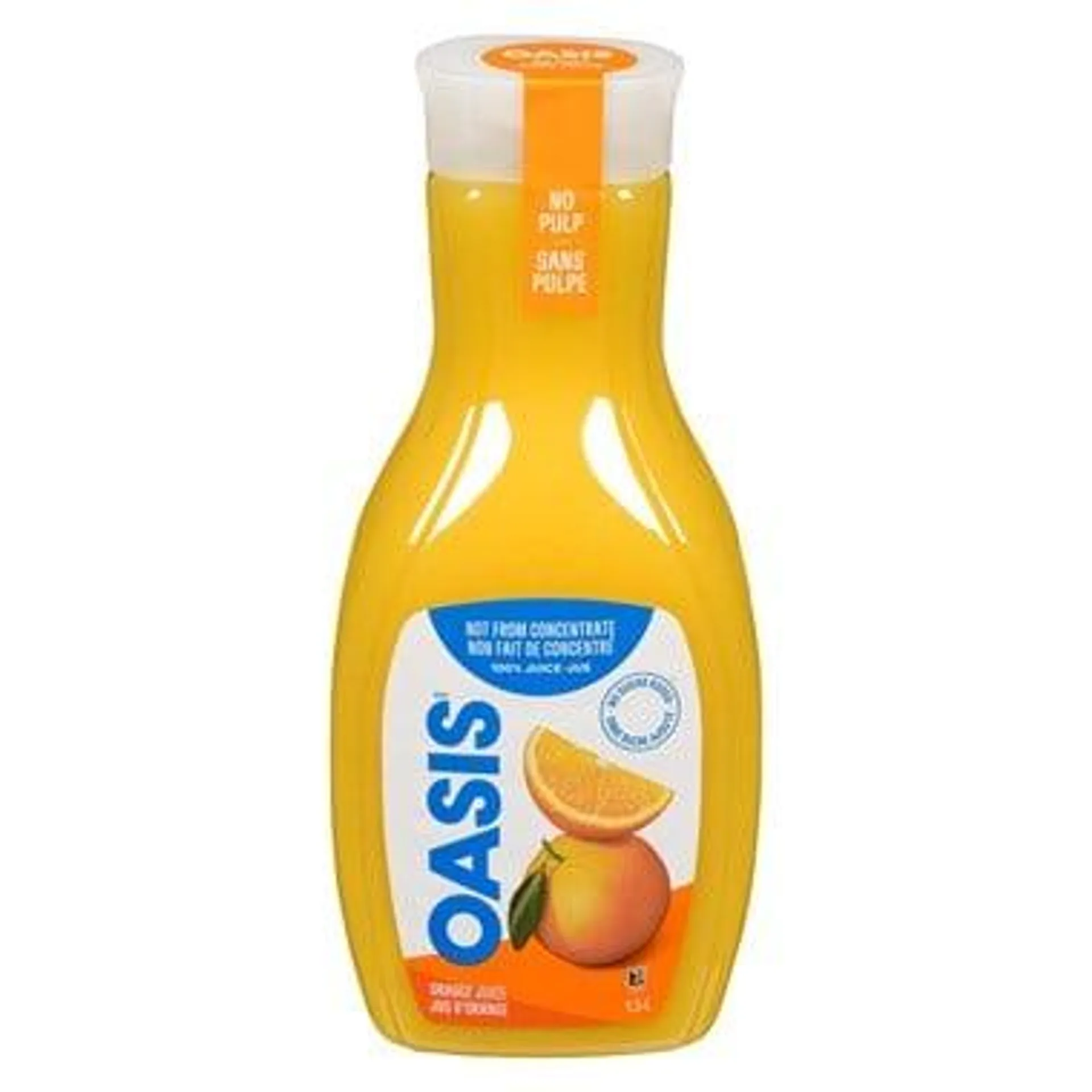 Jus orange sans pulpe frais 1,5 L