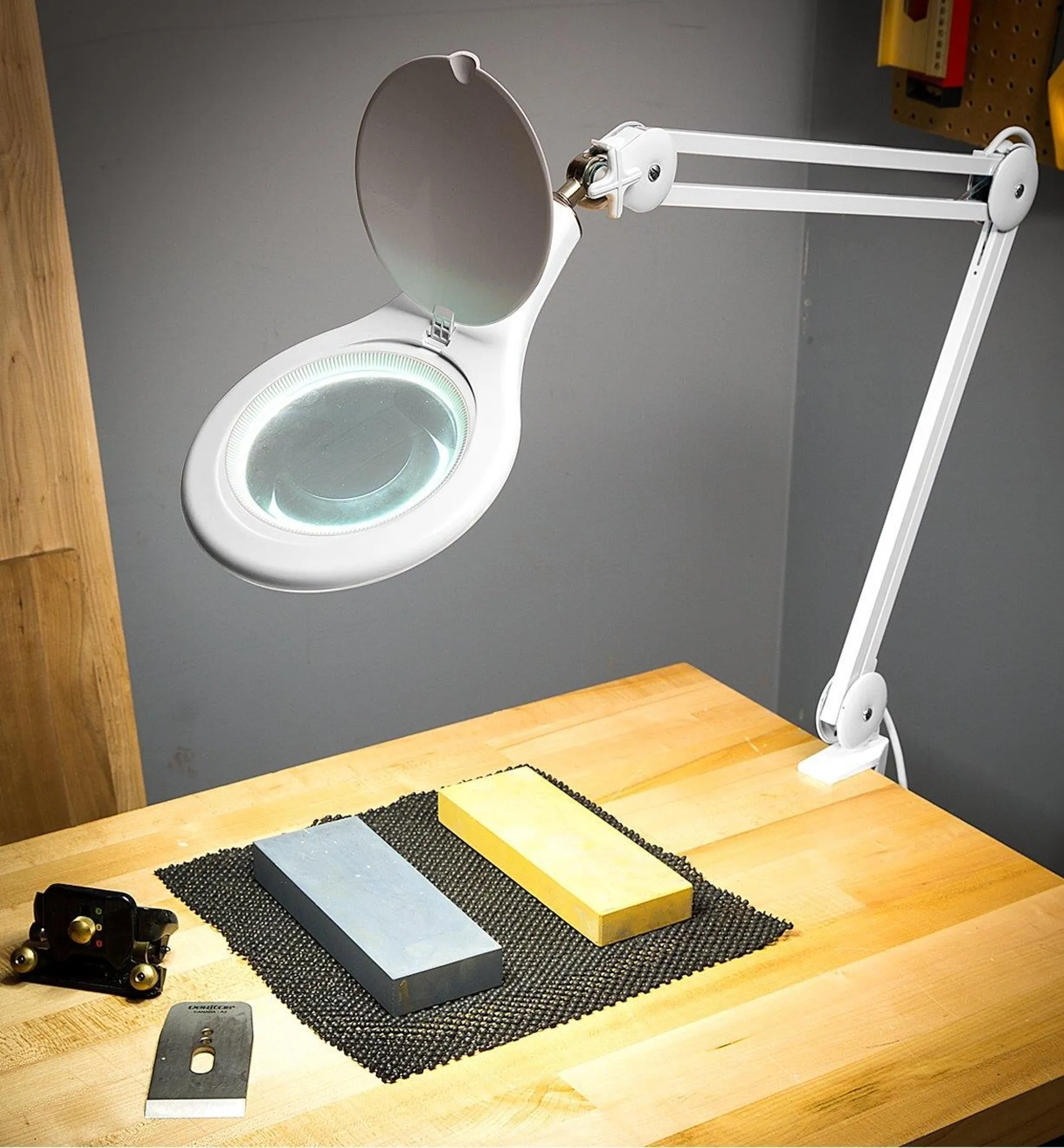 LED Magnifying Bench Lamp