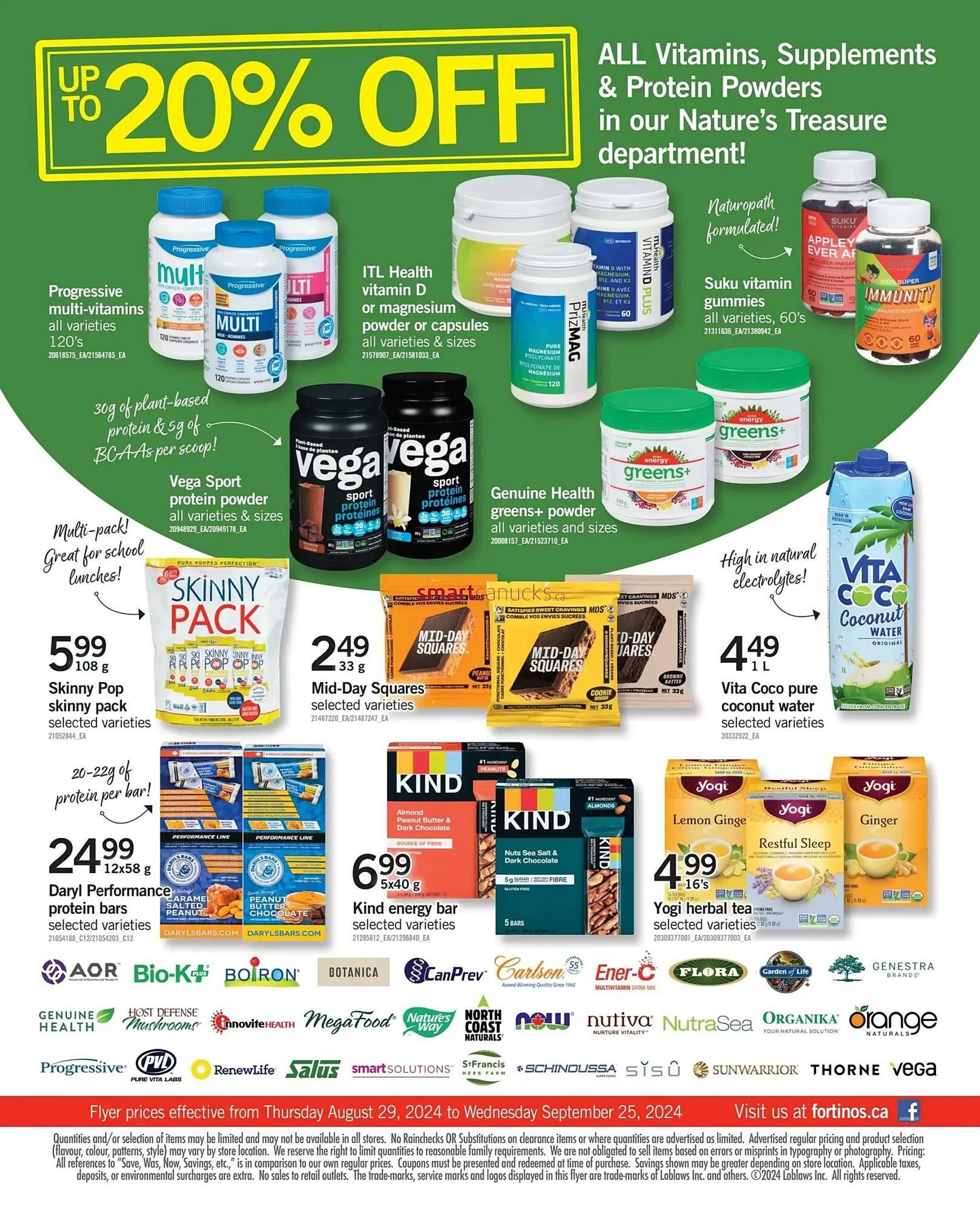 Fortinos flyer from September 12 to September 18 2024 - flyer page 30