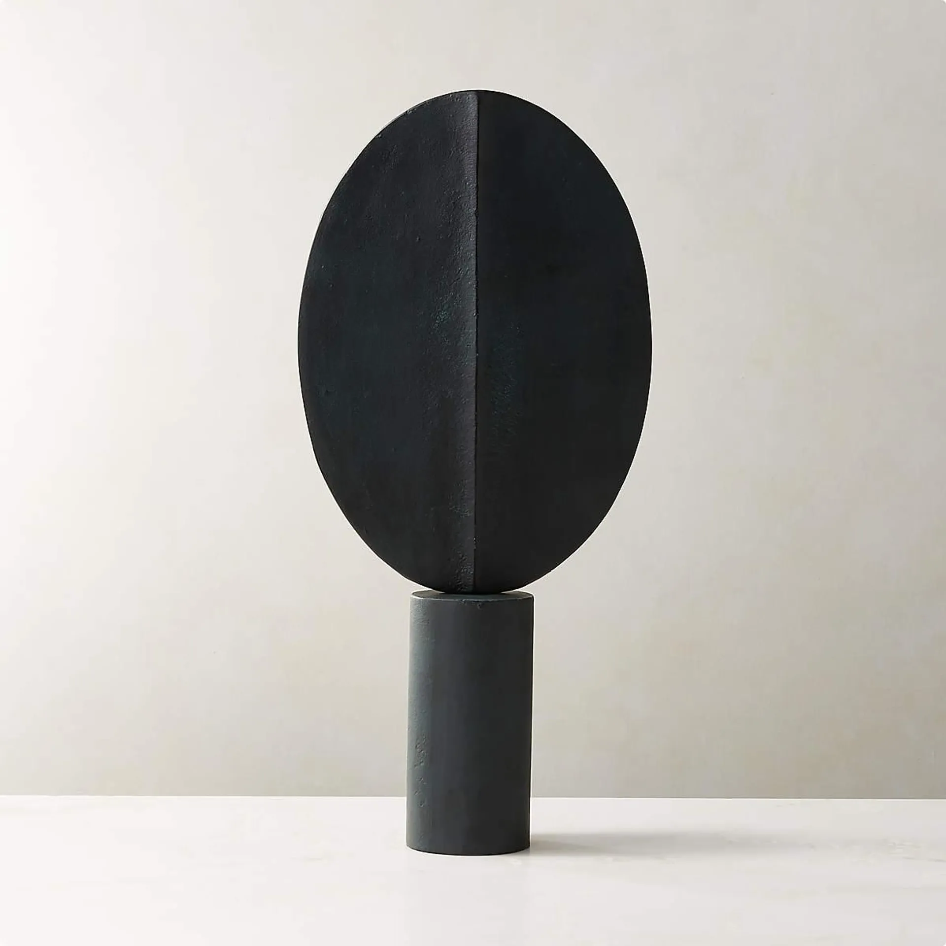 Azande Black Cast Aluminum Sculpture