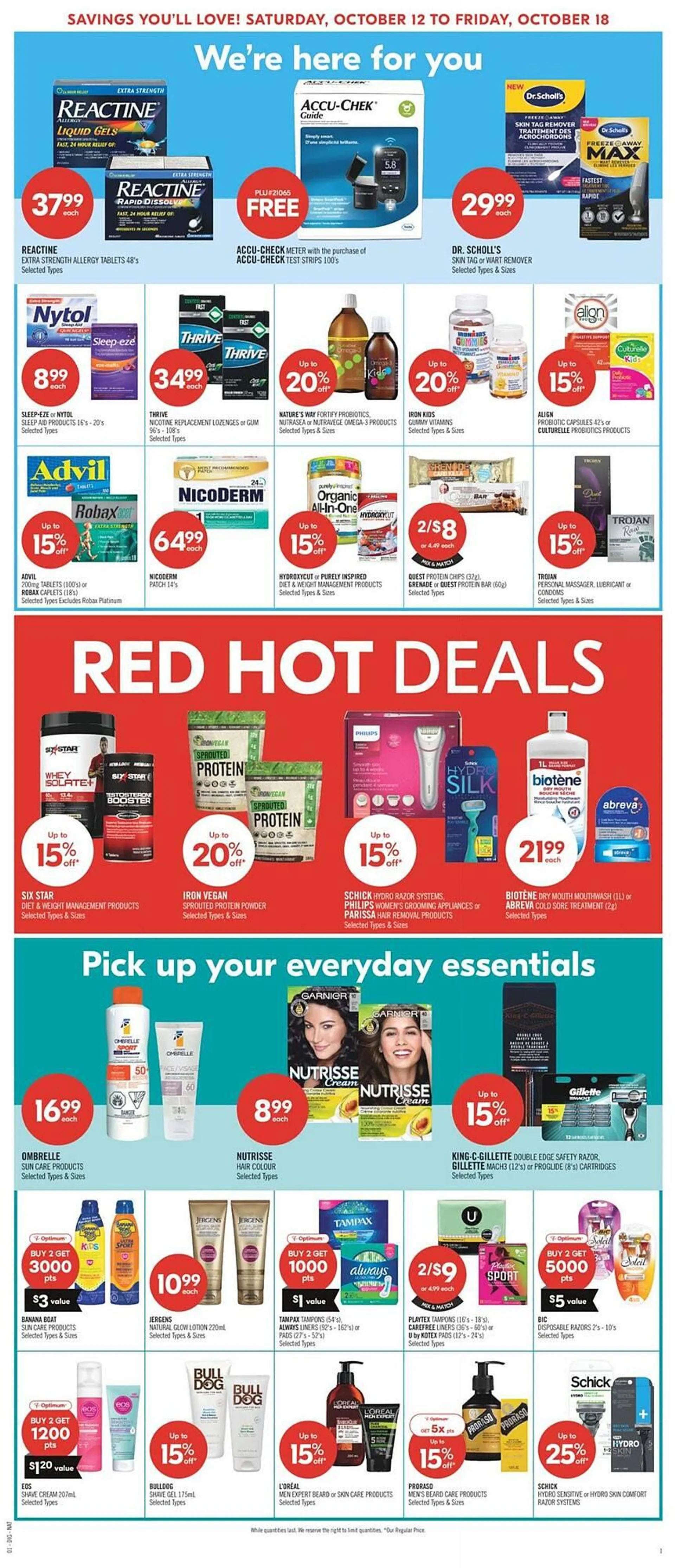 Shoppers Drug Mart flyer from October 12 to October 19 2024 - flyer page 10