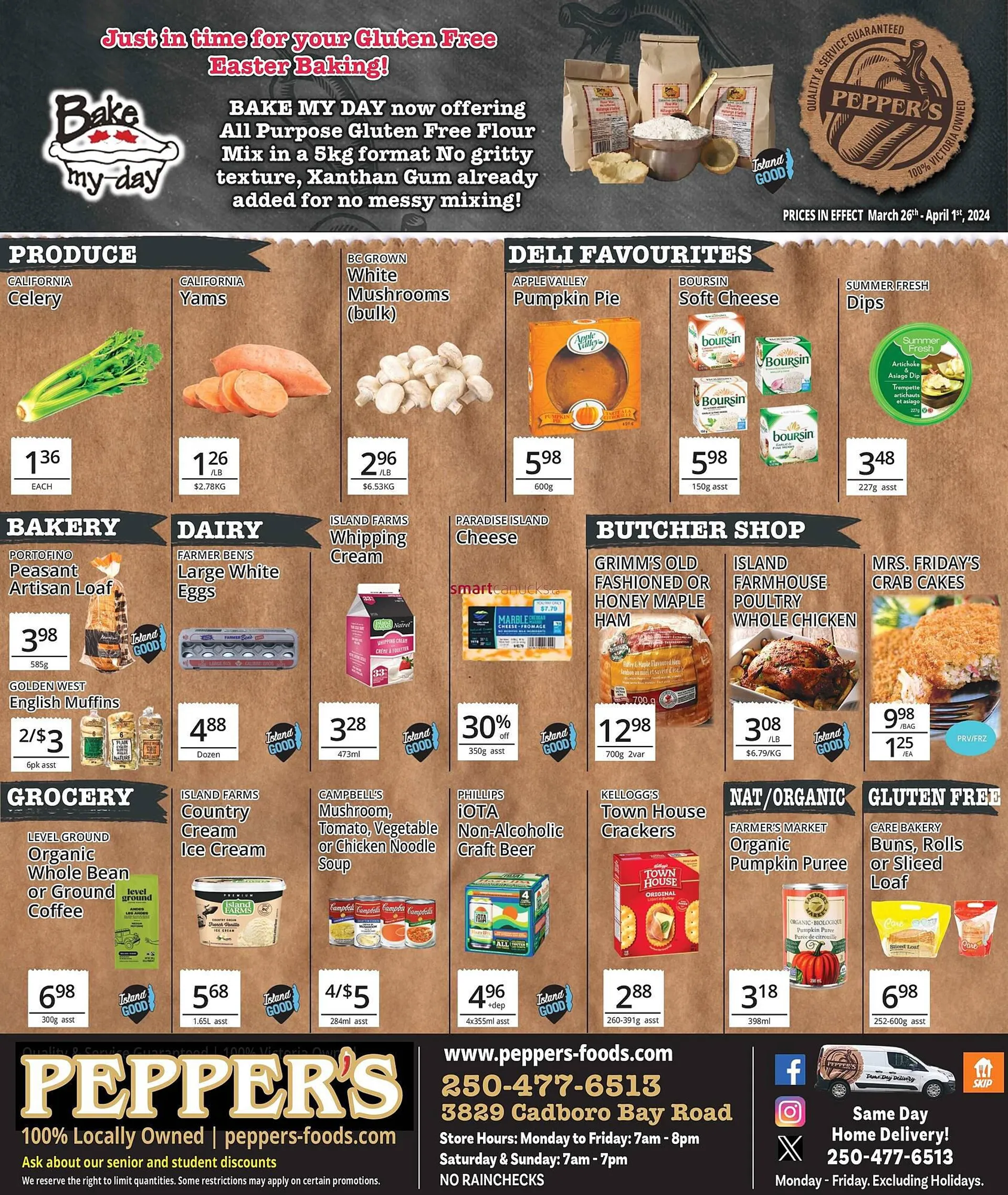 Pepper's Foods flyer from March 26 to April 1 2024 - flyer page 1
