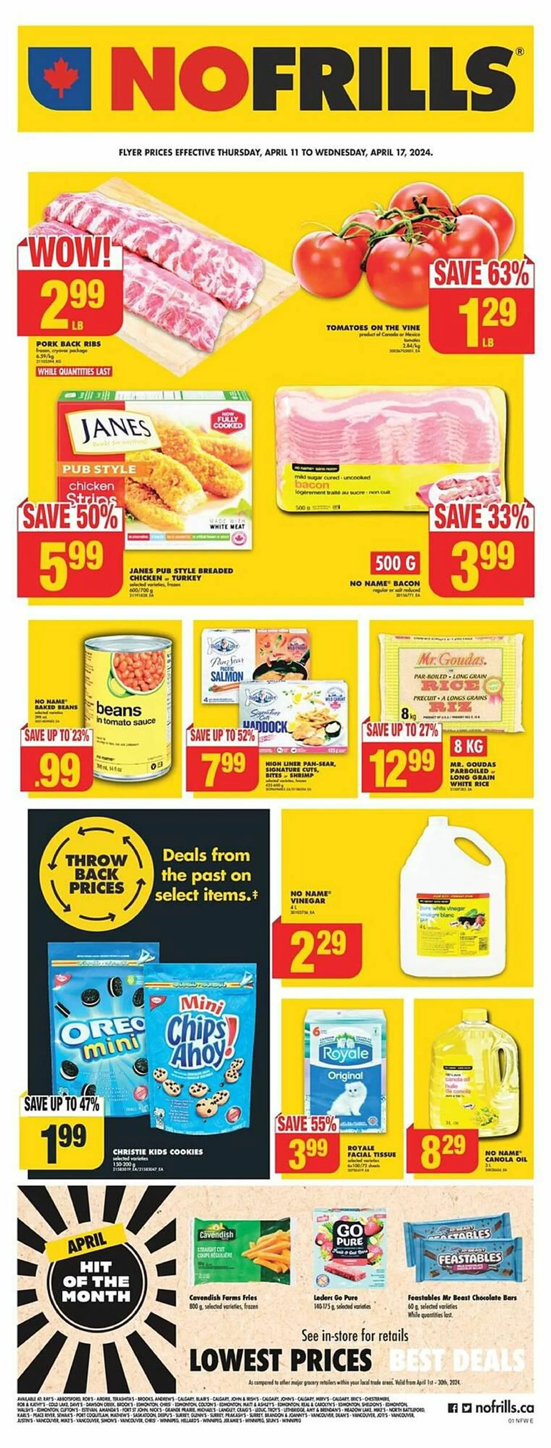 No Frills flyer from April 11 to April 18 2024 - flyer page 