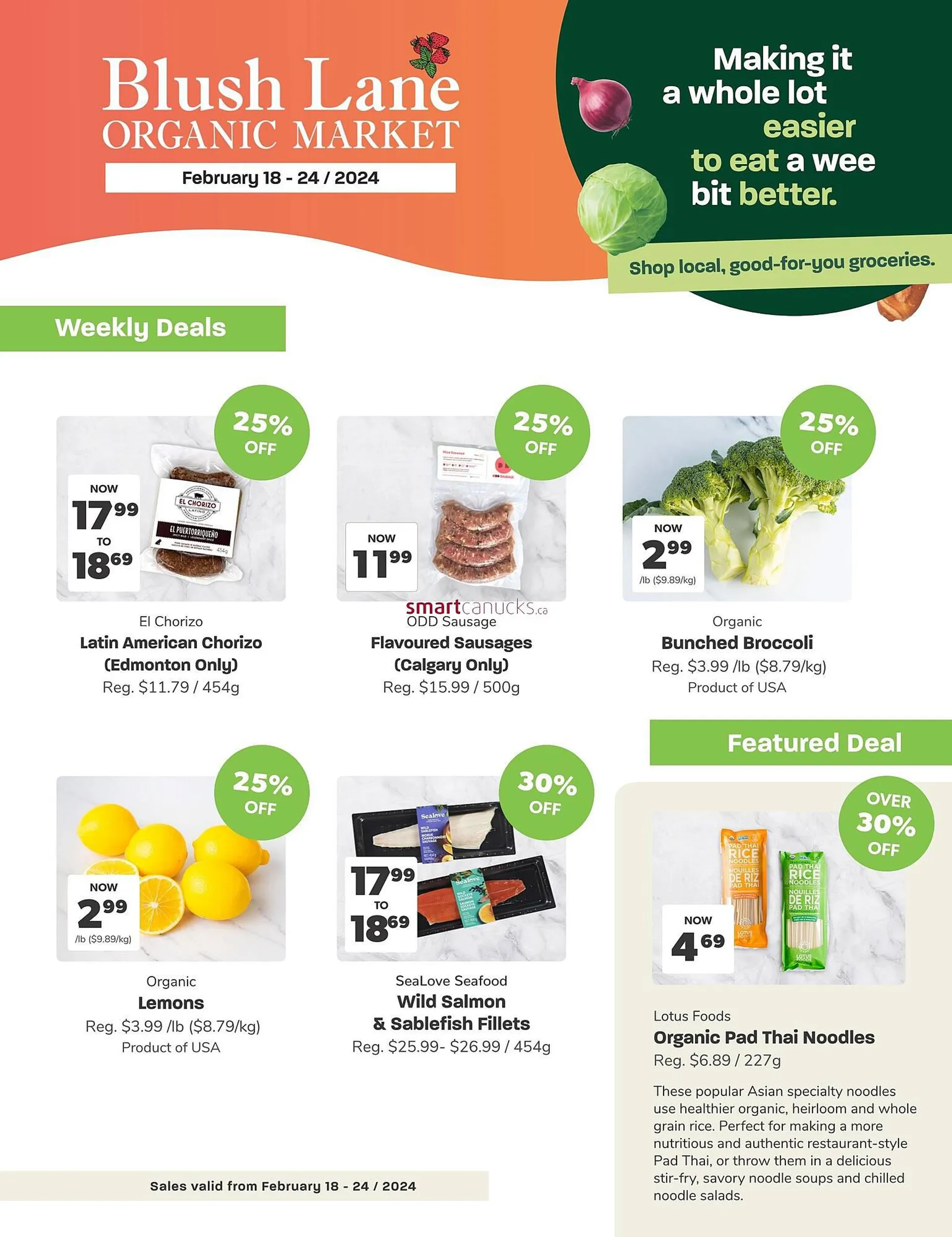Blush Lane Organics flyer from February 18 to February 24 2024 - flyer page 