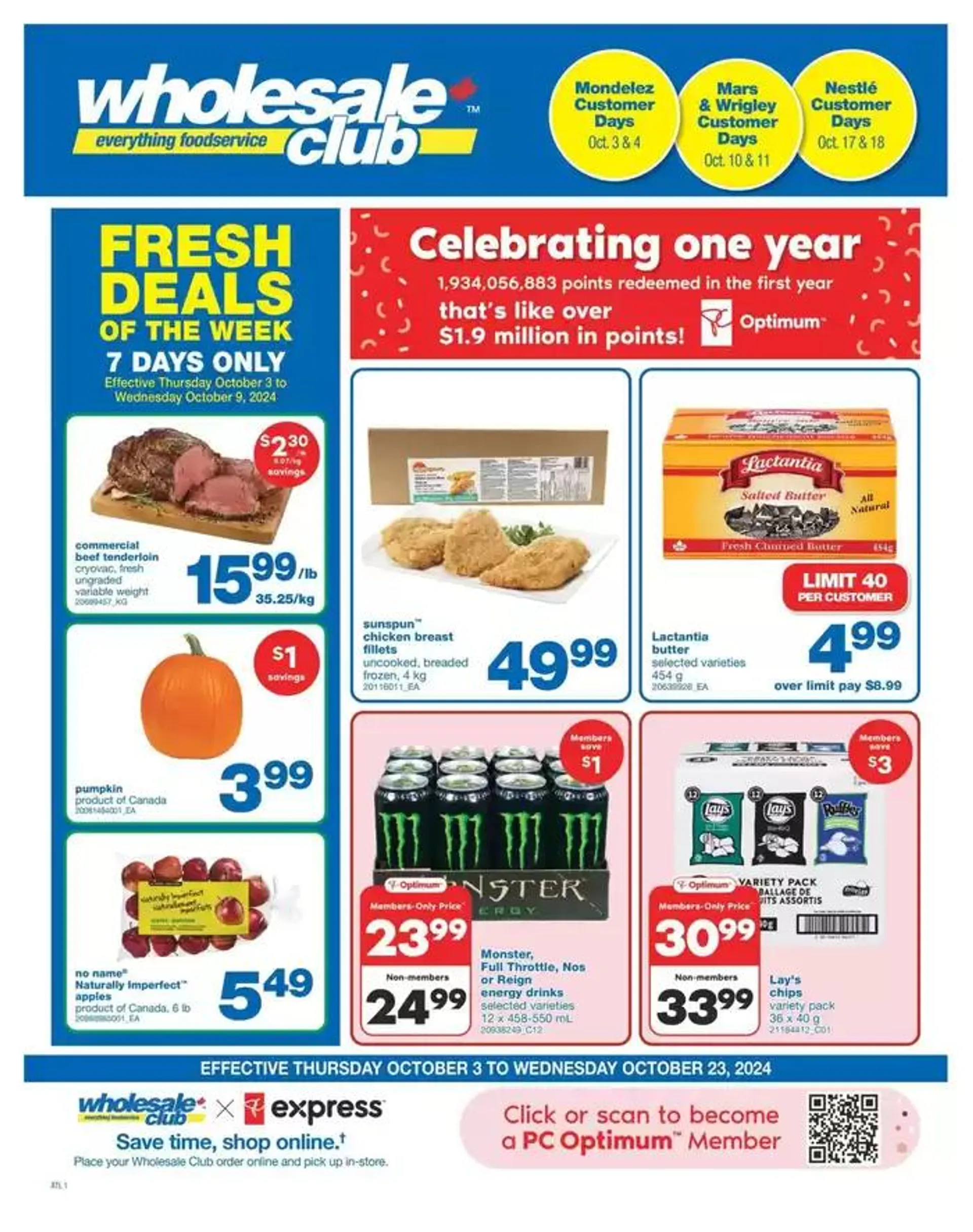 Wholesale Club Weekly ad from October 3 to October 23 2024 - flyer page 2