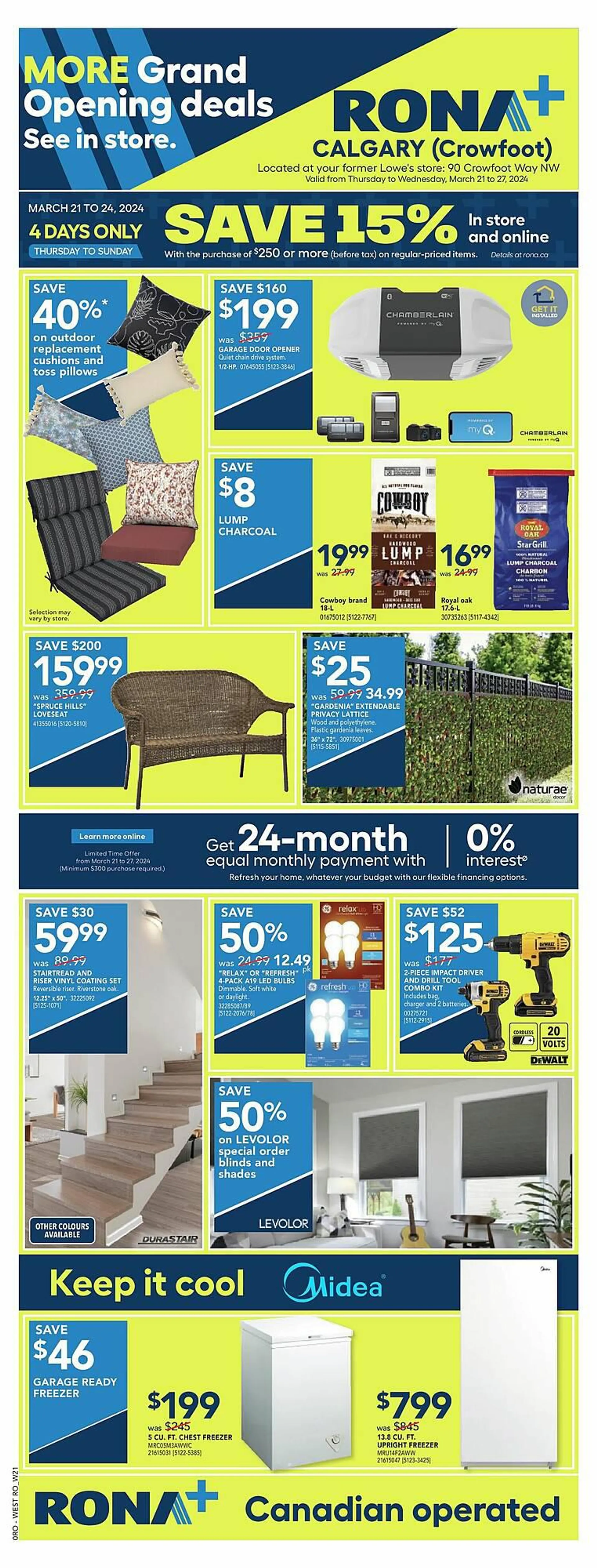 RONA flyer from March 21 to April 4 2024 - flyer page 